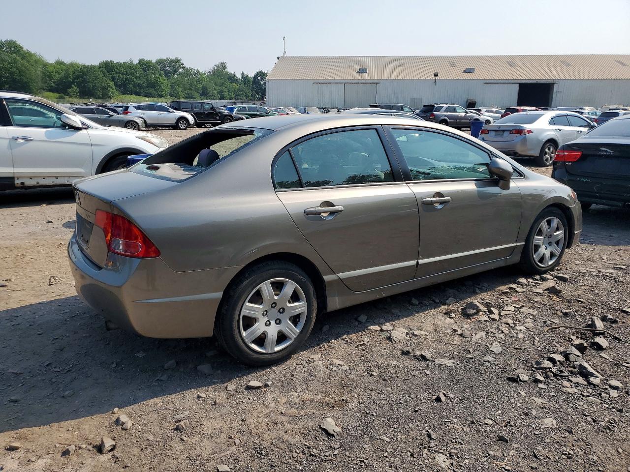 2008 Honda Civic Lx Желто-коричневый vin: 2HGFA16528H308716