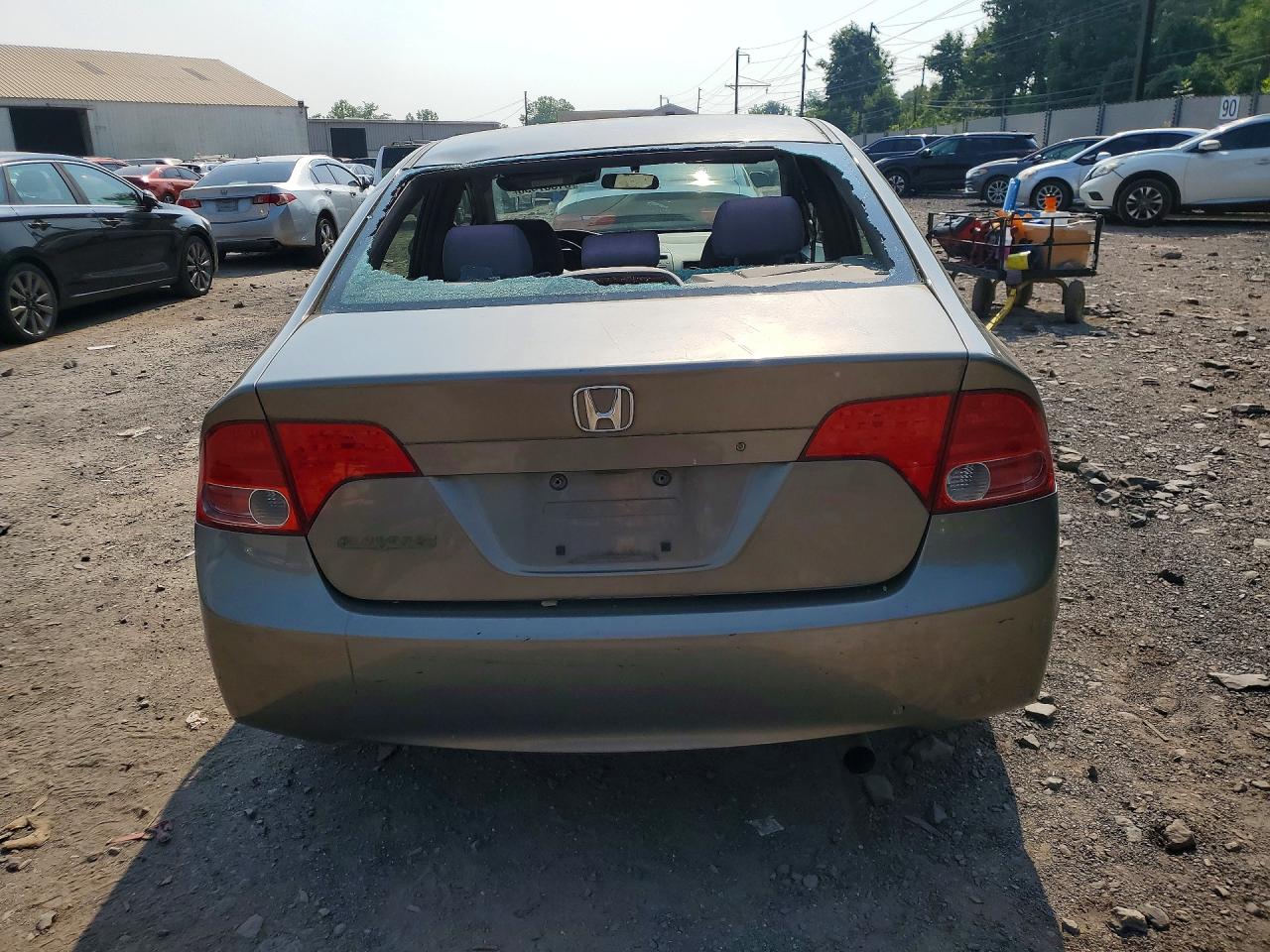 2008 Honda Civic Lx Желто-коричневый vin: 2HGFA16528H308716