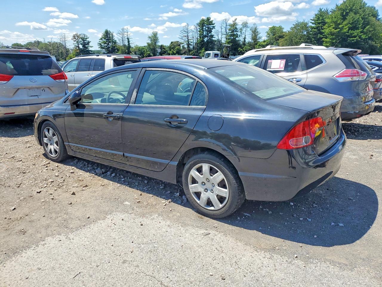 2008 Honda Civic Lx Black vin: 2HGFA16528H335169