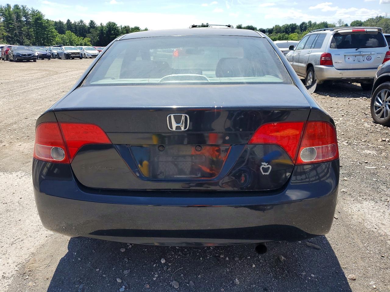 2008 Honda Civic Lx Black vin: 2HGFA16528H335169