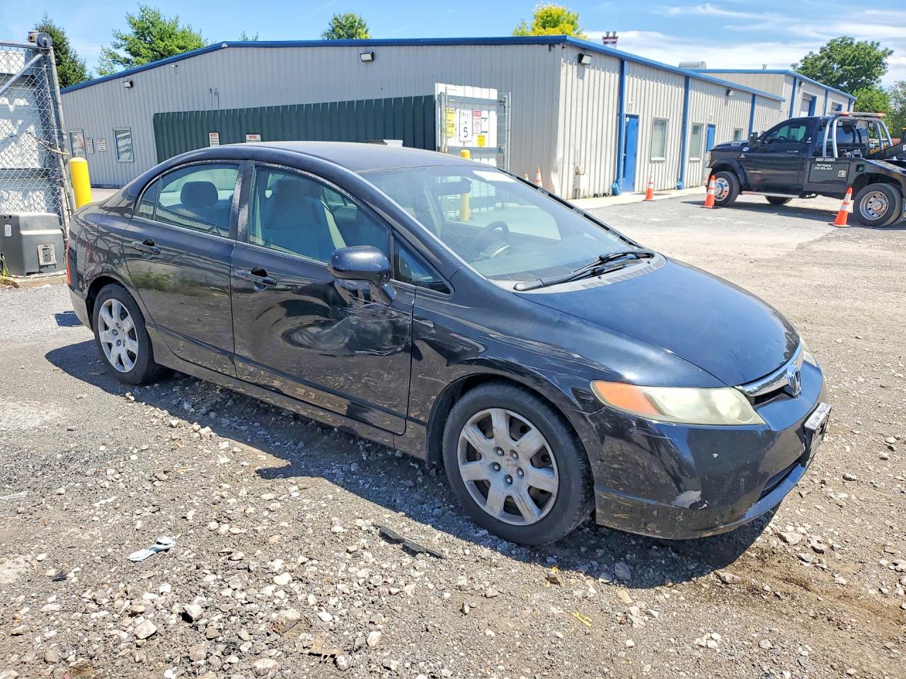 2008 Honda Civic Lx Black vin: 2HGFA16528H335169