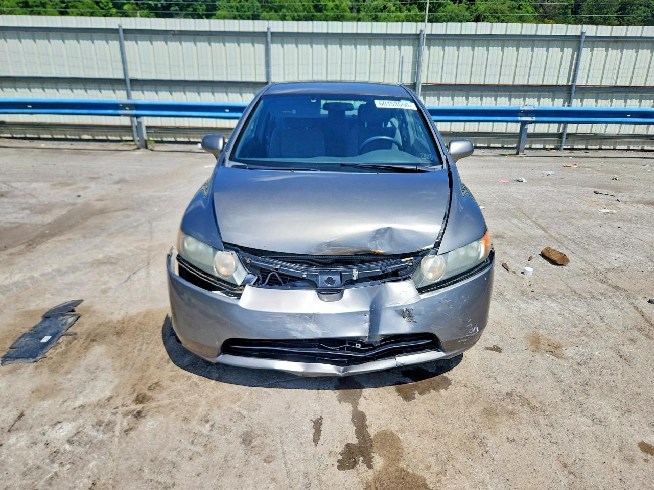 2008 Honda Civic Lx Gray vin: 2HGFA16528H341473