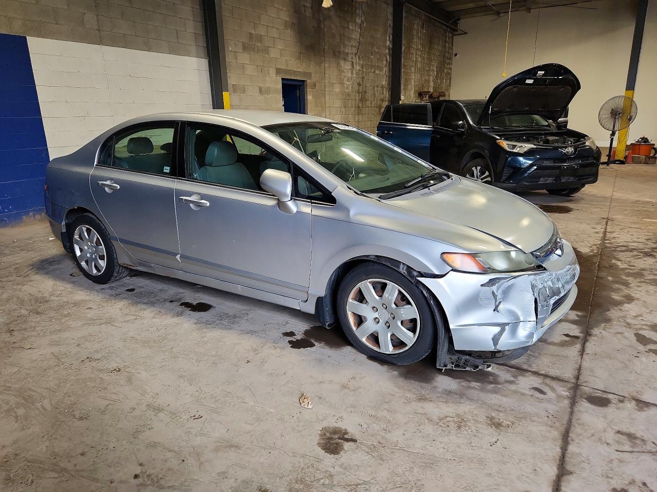 2008 Honda Civic Lx Silver vin: 2HGFA16528H342462