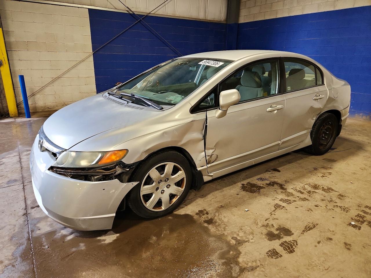 2008 Honda Civic Lx Silver vin: 2HGFA16528H342462