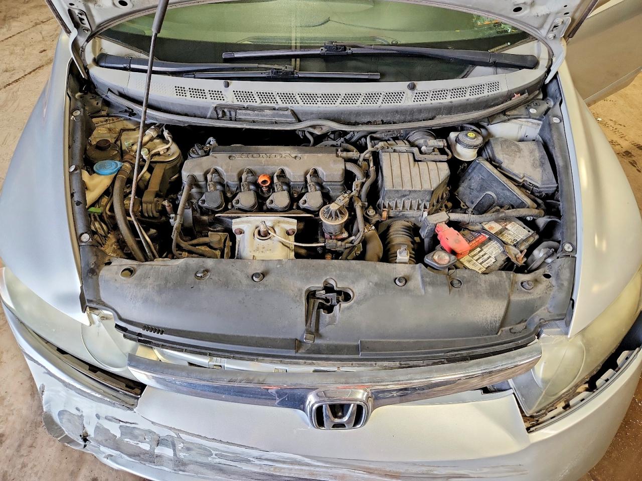 2008 Honda Civic Lx Silver vin: 2HGFA16528H342462