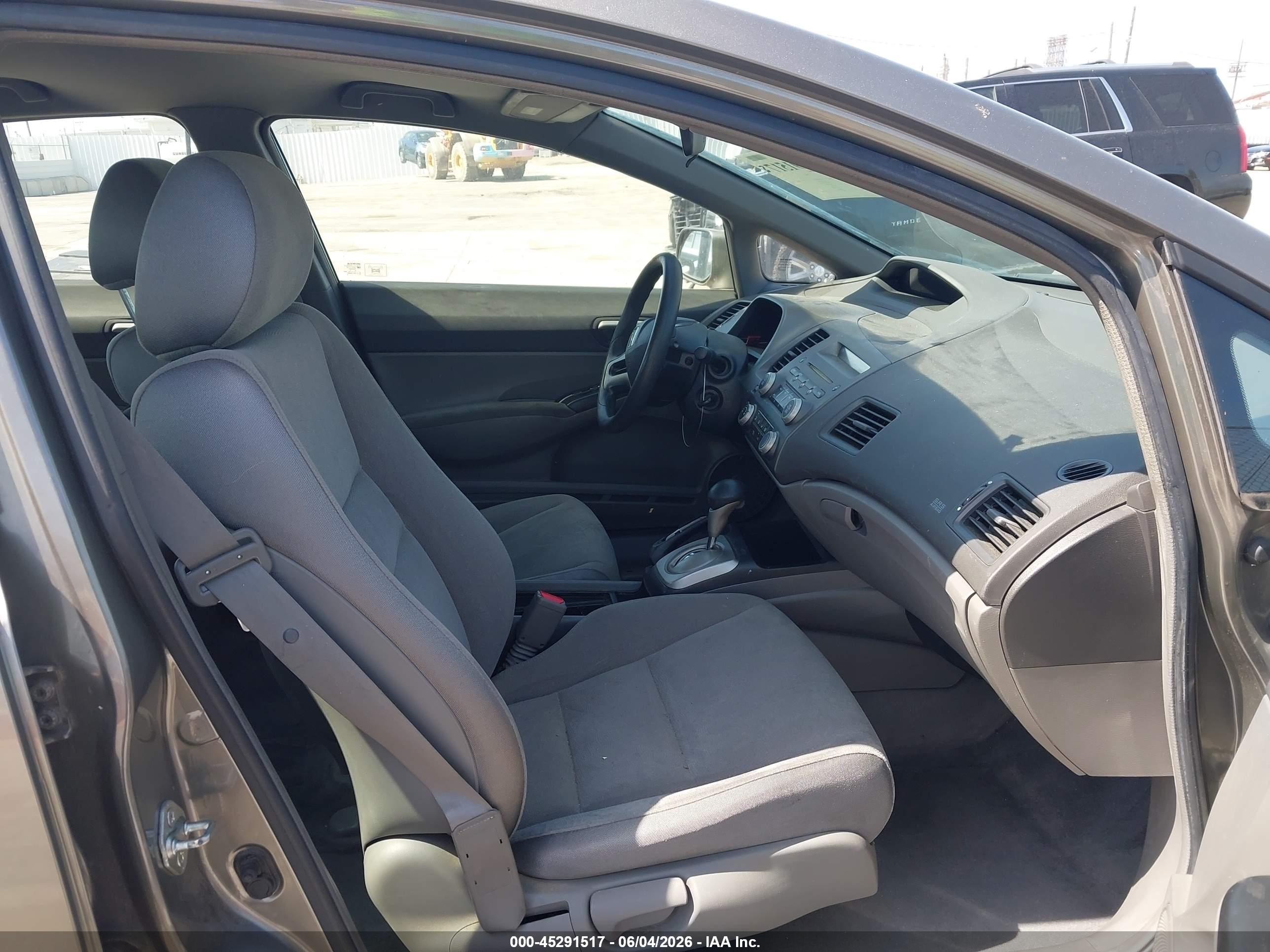2008 Honda Civic Lx Gray vin: 2HGFA16528H353249