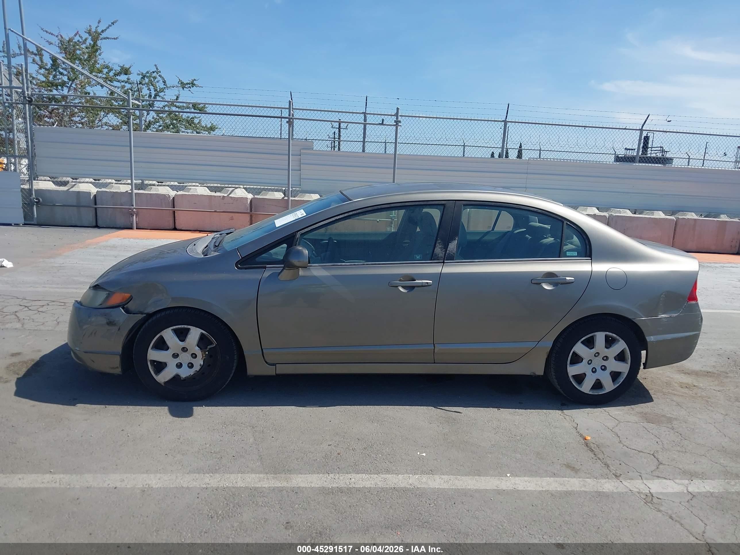 2008 Honda Civic Lx Gray vin: 2HGFA16528H353249