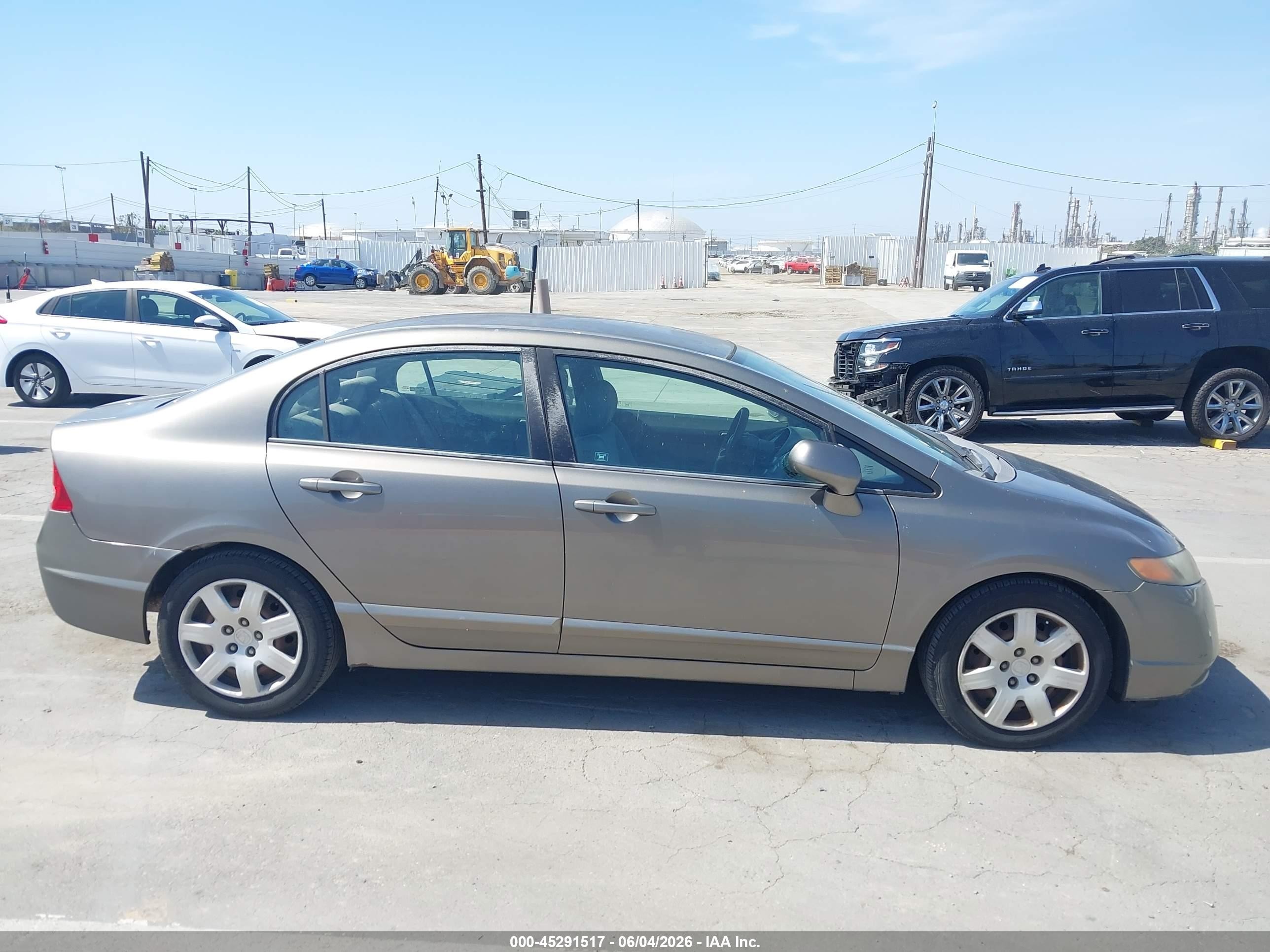 2008 Honda Civic Lx Gray vin: 2HGFA16528H353249