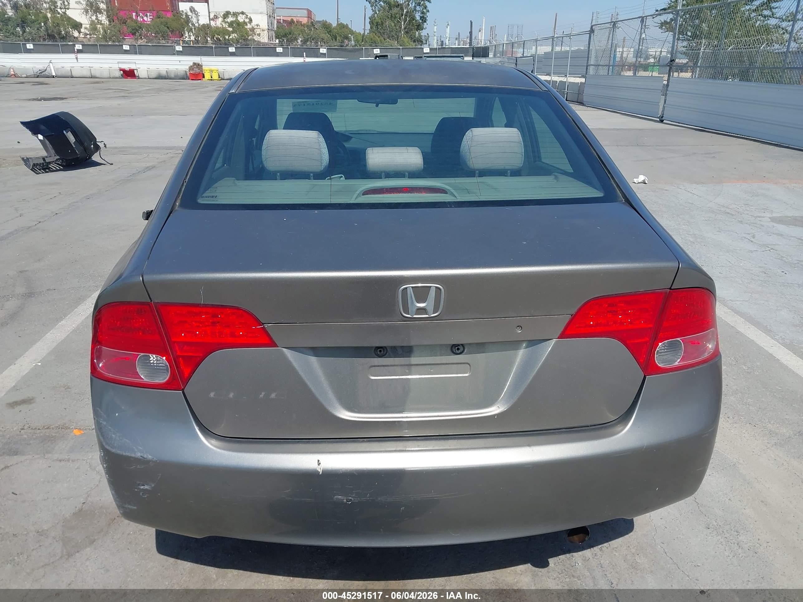 2008 Honda Civic Lx Gray vin: 2HGFA16528H353249