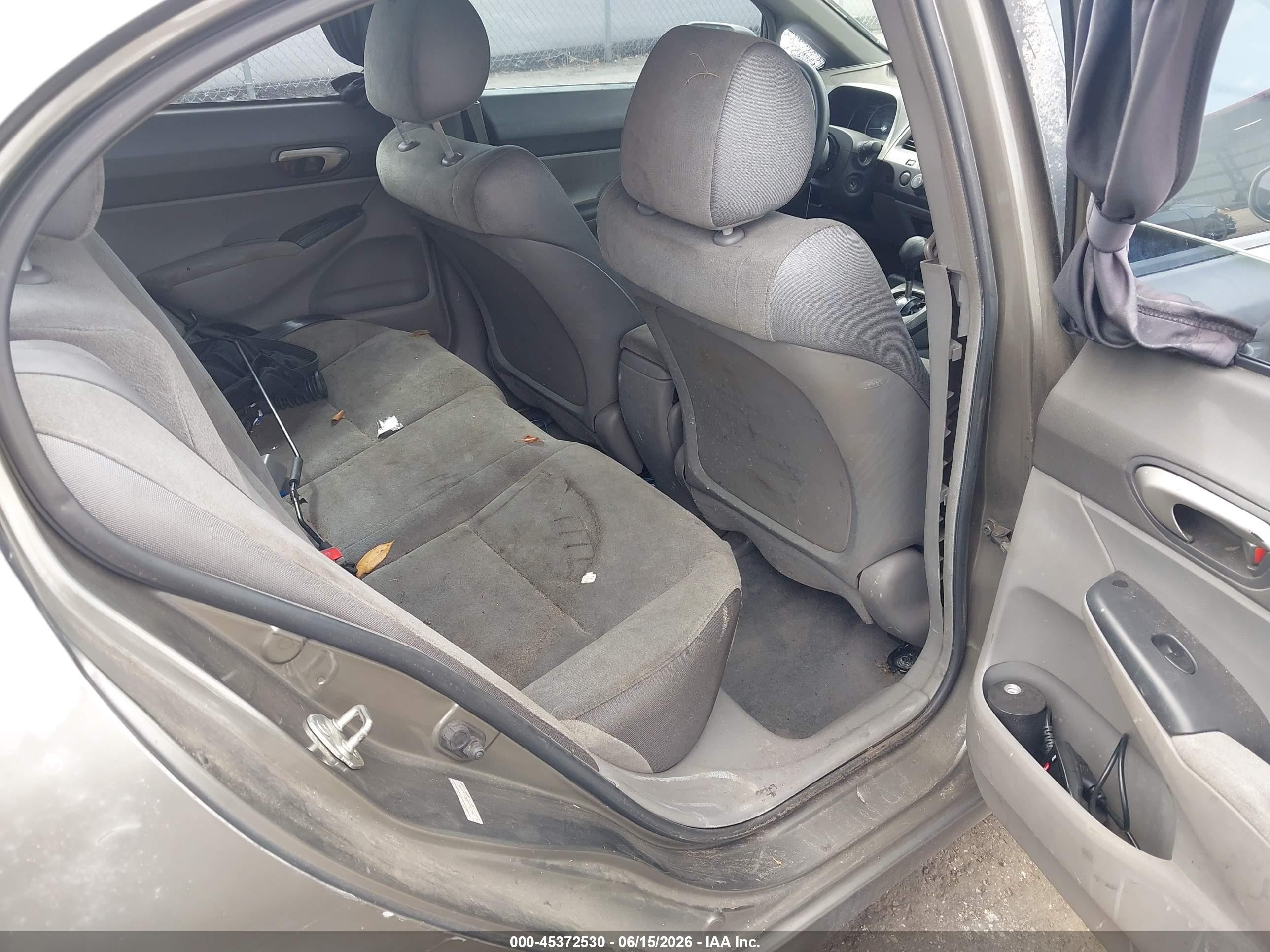 2008 Honda Civic Lx Серый vin: 2HGFA16528H516496