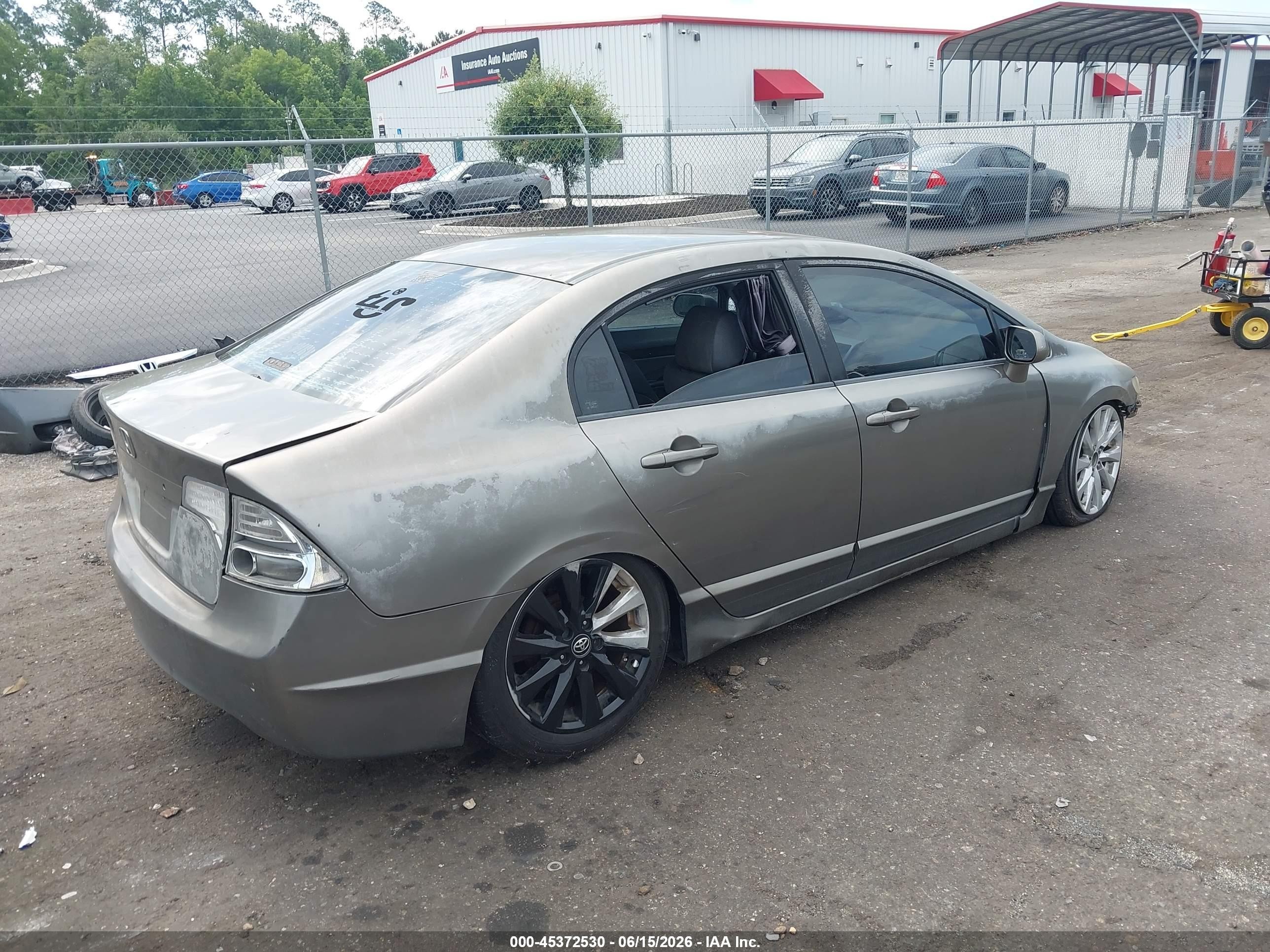 2008 Honda Civic Lx Серый vin: 2HGFA16528H516496