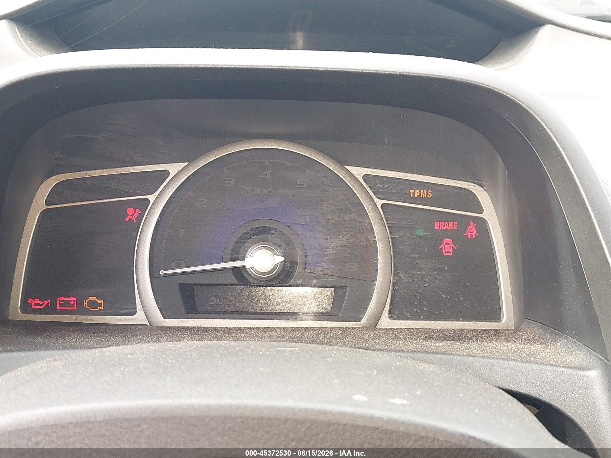 2008 Honda Civic Lx Серый vin: 2HGFA16528H516496