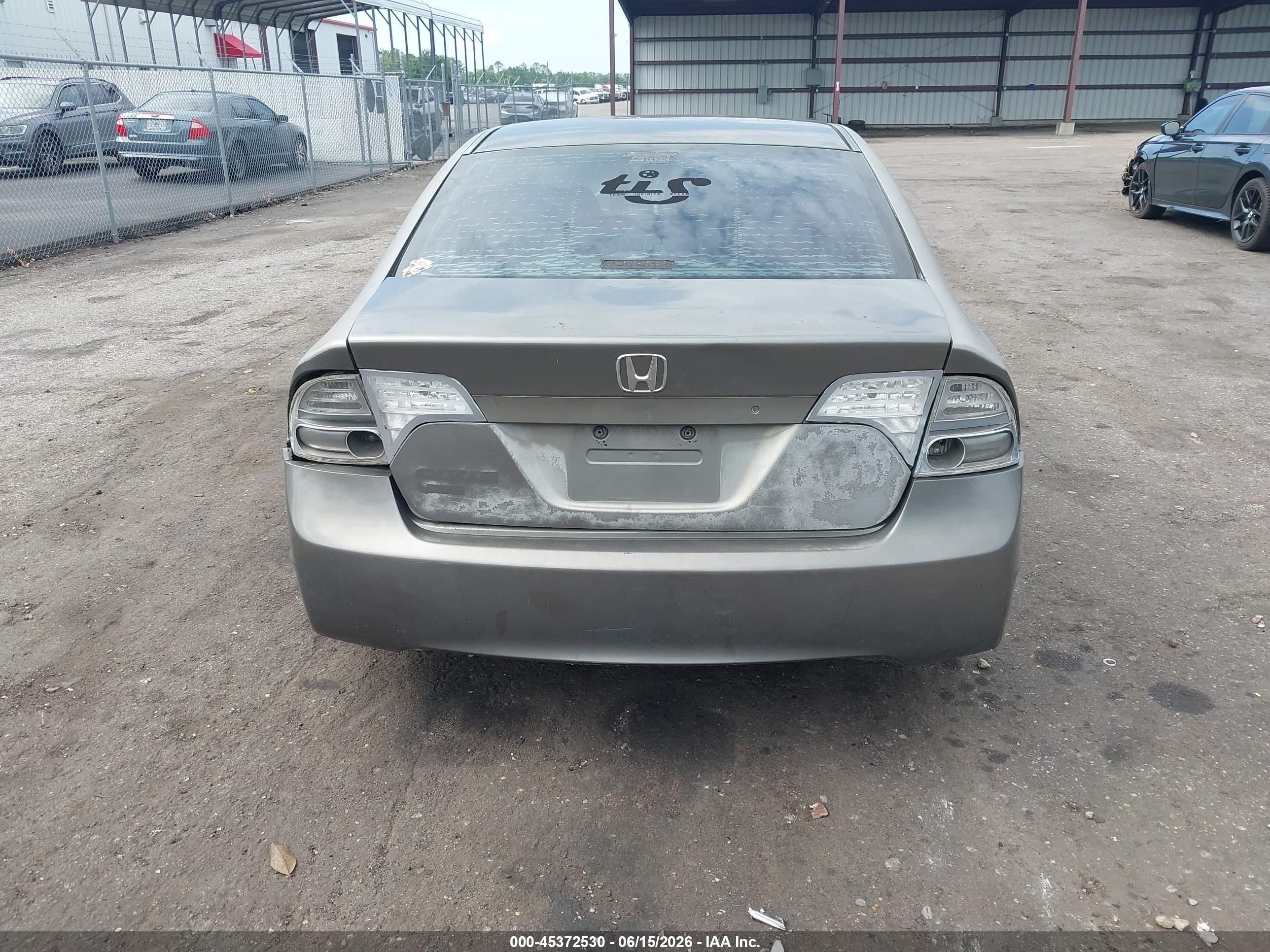2008 Honda Civic Lx Серый vin: 2HGFA16528H516496