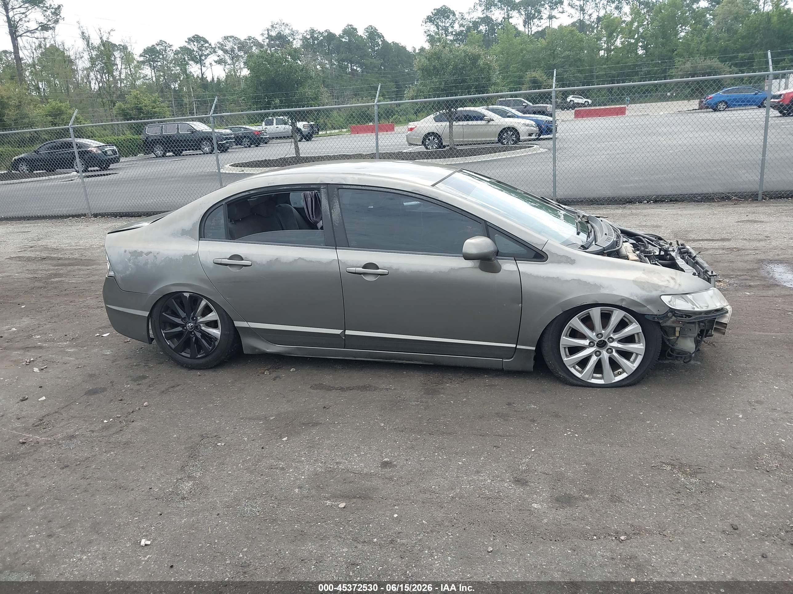 2008 Honda Civic Lx Серый vin: 2HGFA16528H516496