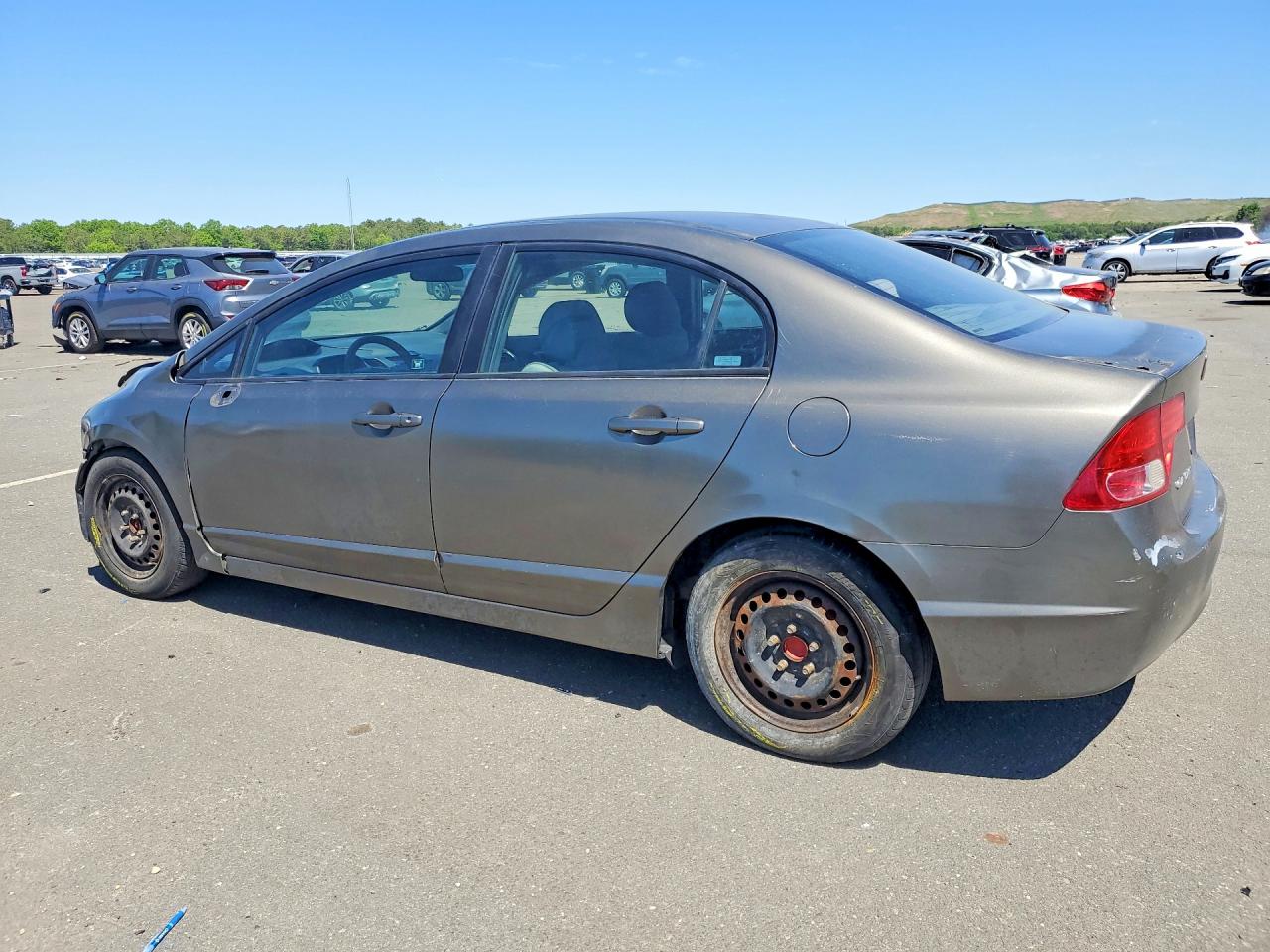 2008 Honda Civic Lx Gray vin: 2HGFA16528H516787