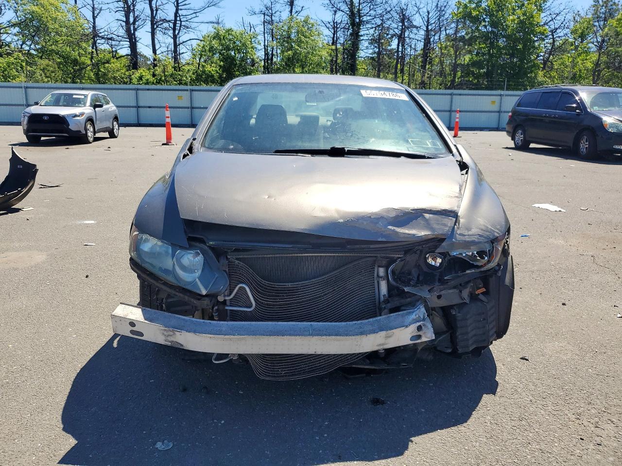 2008 Honda Civic Lx Gray vin: 2HGFA16528H516787