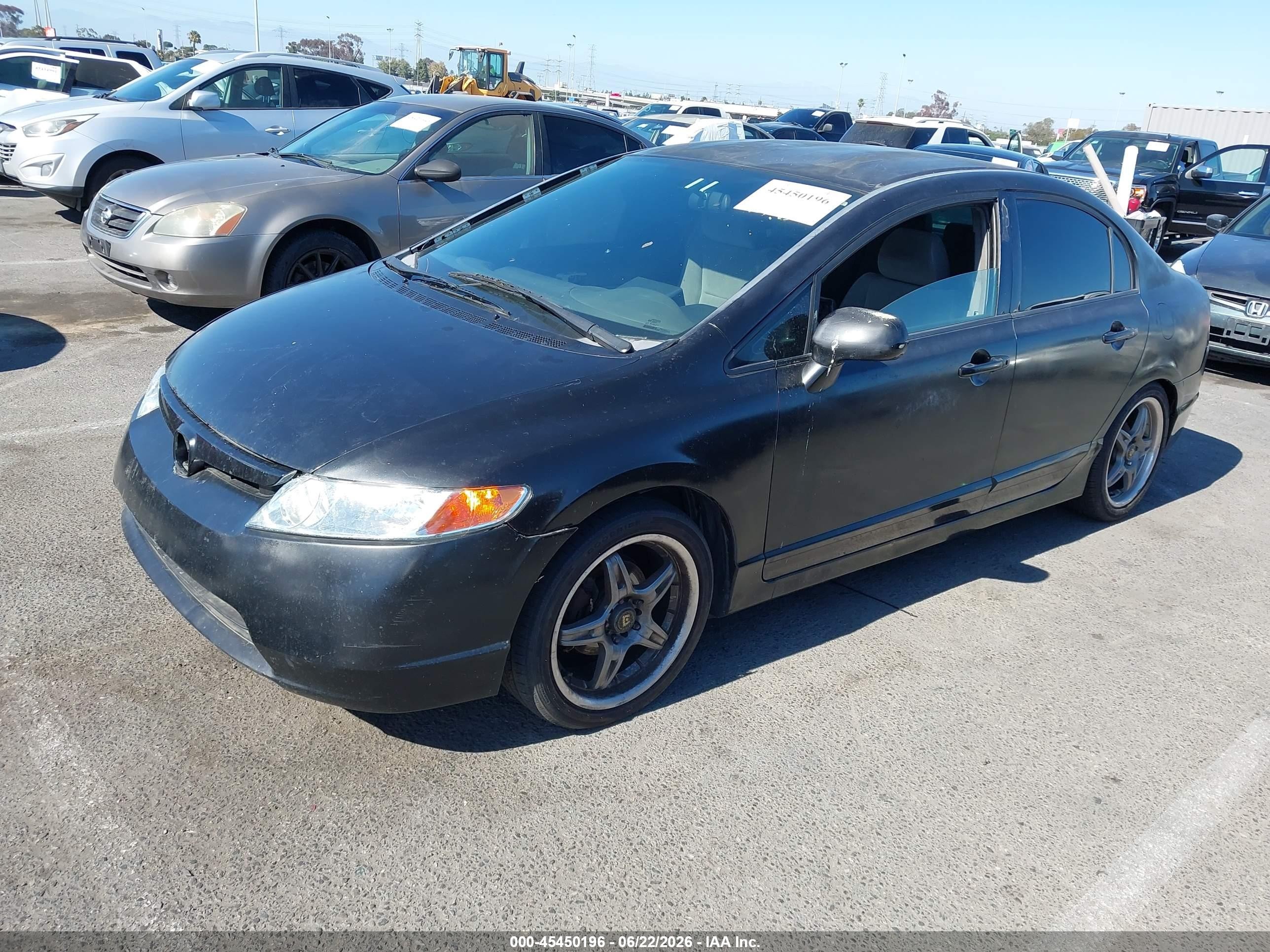 2008 Honda Civic Lx Black vin: 2HGFA16528H521276