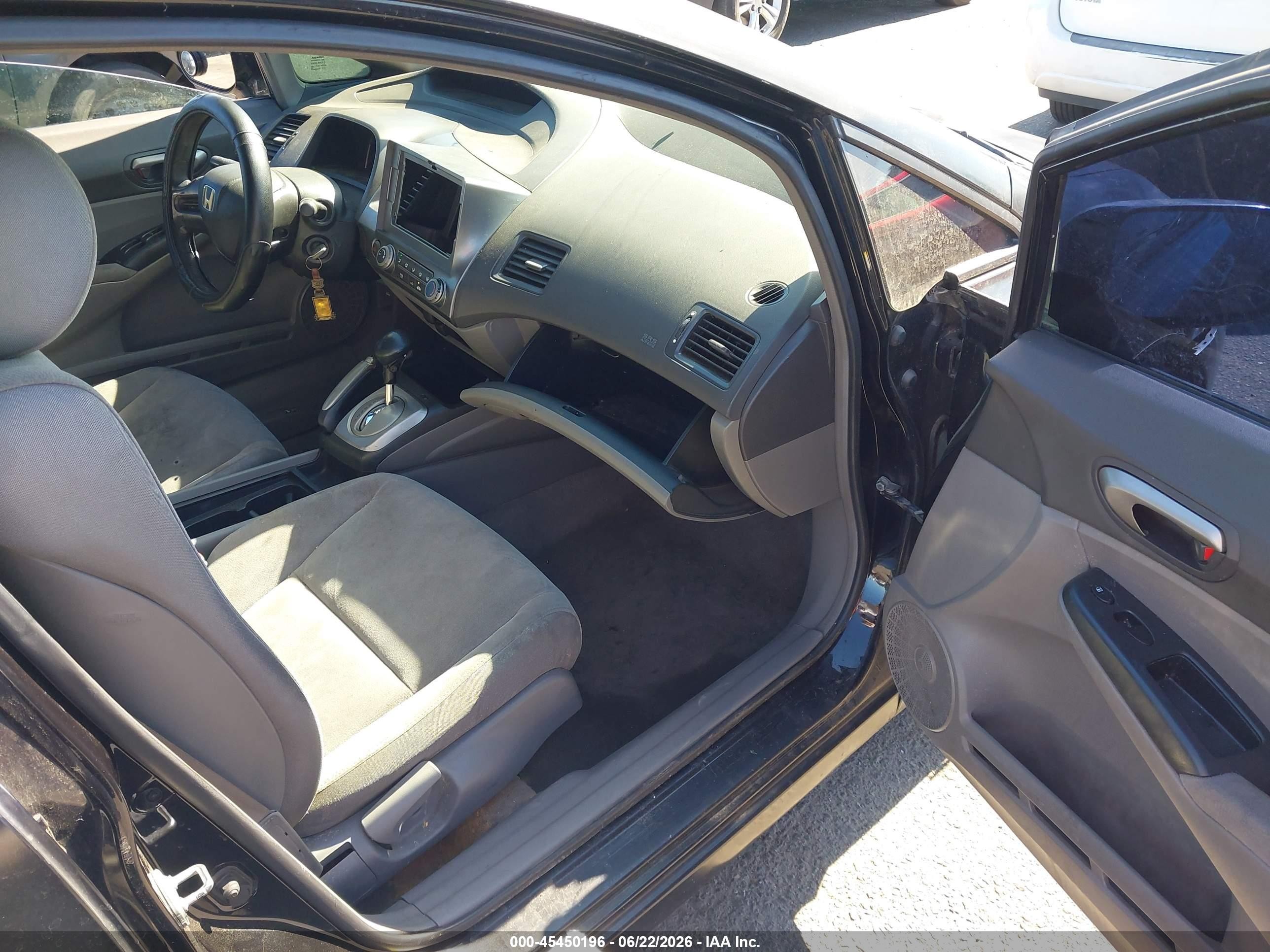 2008 Honda Civic Lx Black vin: 2HGFA16528H521276