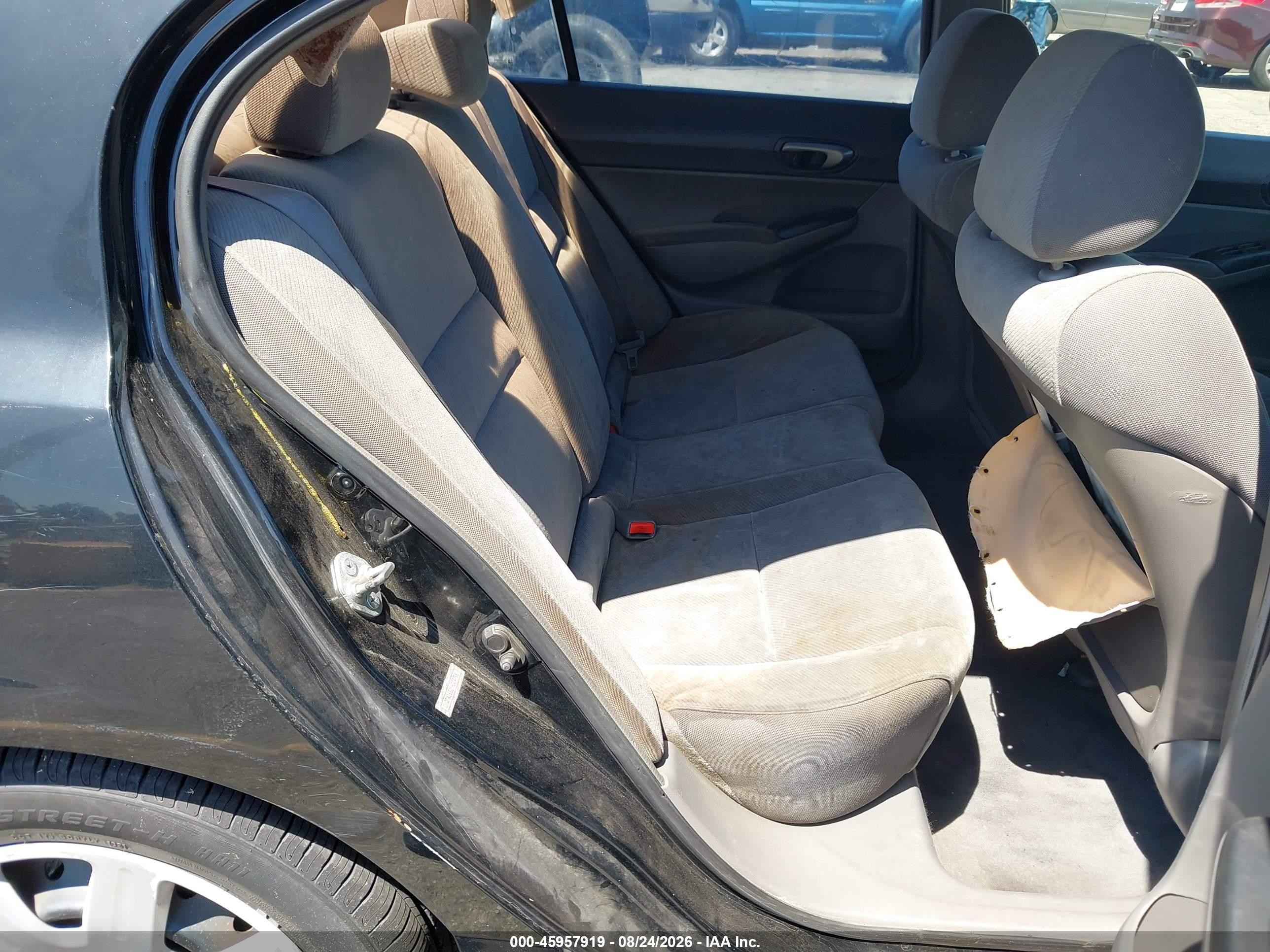 2009 Honda Civic Lx Черный vin: 2HGFA16529H324755
