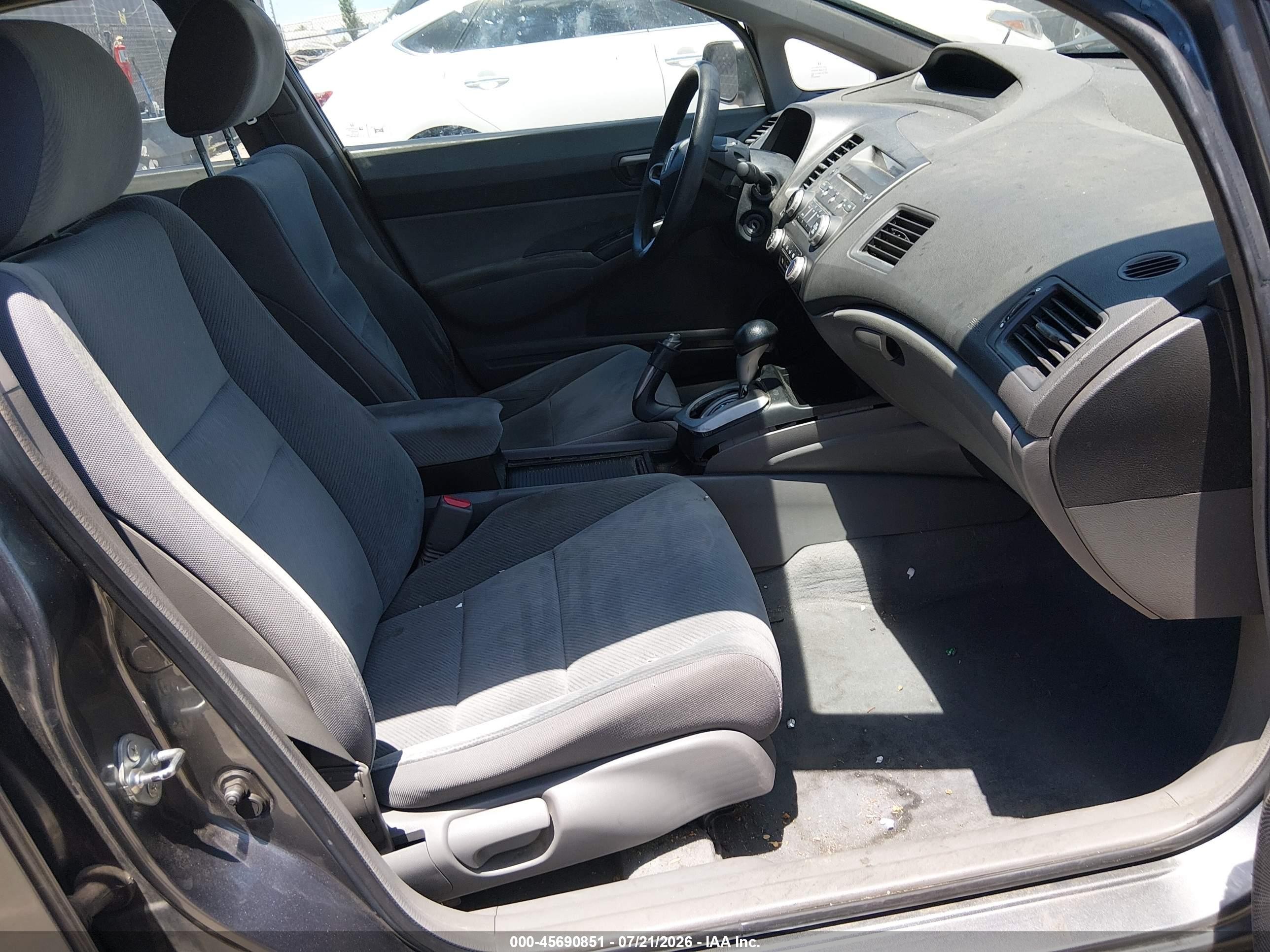 2009 Honda Civic Lx Серый vin: 2HGFA16529H348926
