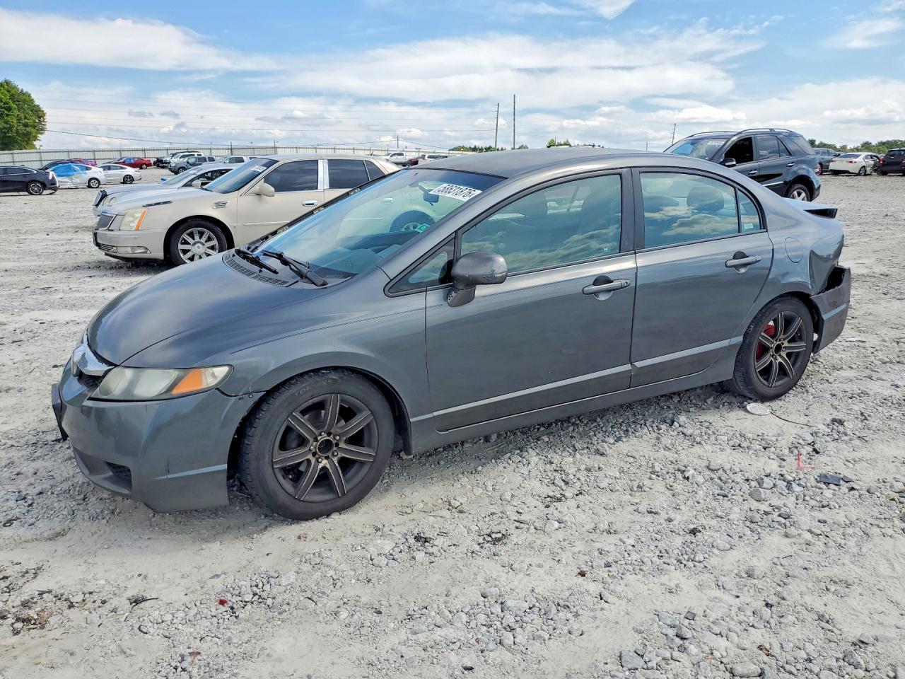 2009 Honda Civic Lx Серый vin: 2HGFA16529H356847