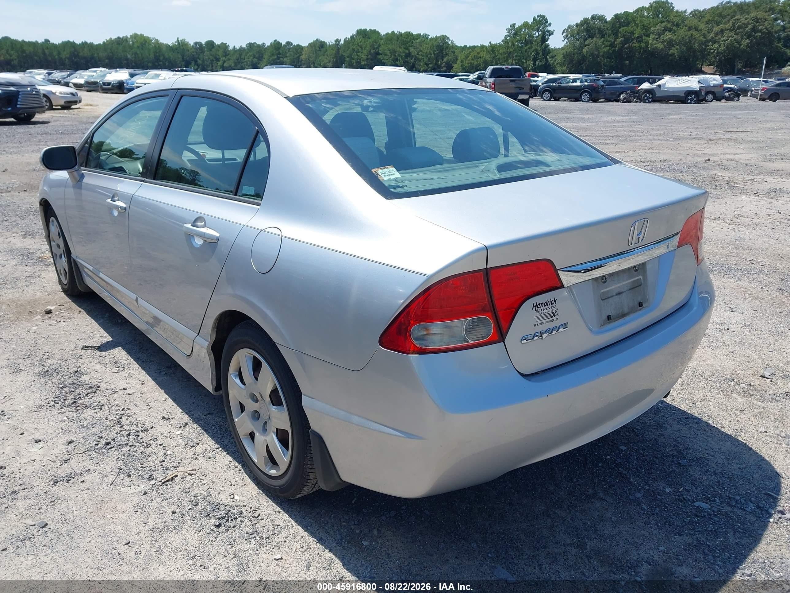 2009 Honda Civic Lx Silver vin: 2HGFA16529H359697