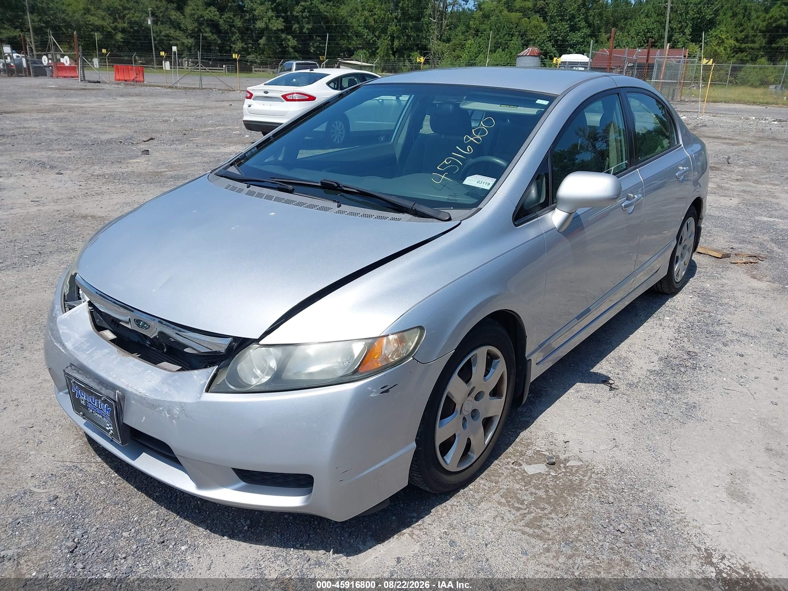 2009 Honda Civic Lx Silver vin: 2HGFA16529H359697