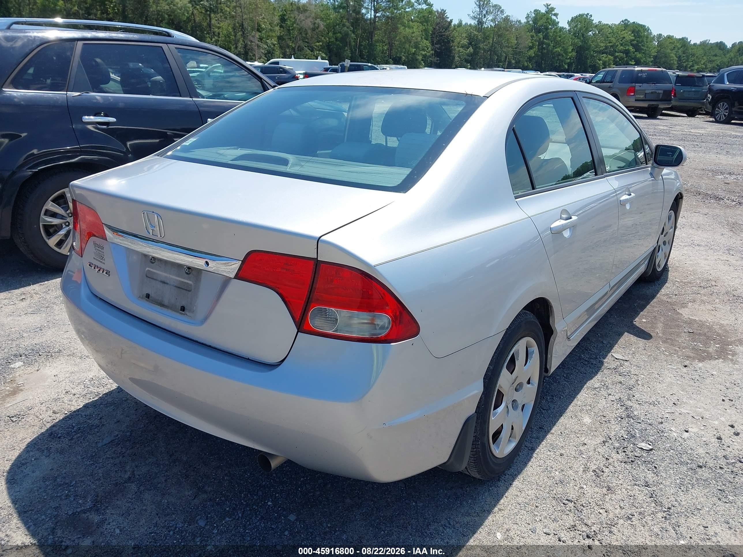 2009 Honda Civic Lx Silver vin: 2HGFA16529H359697