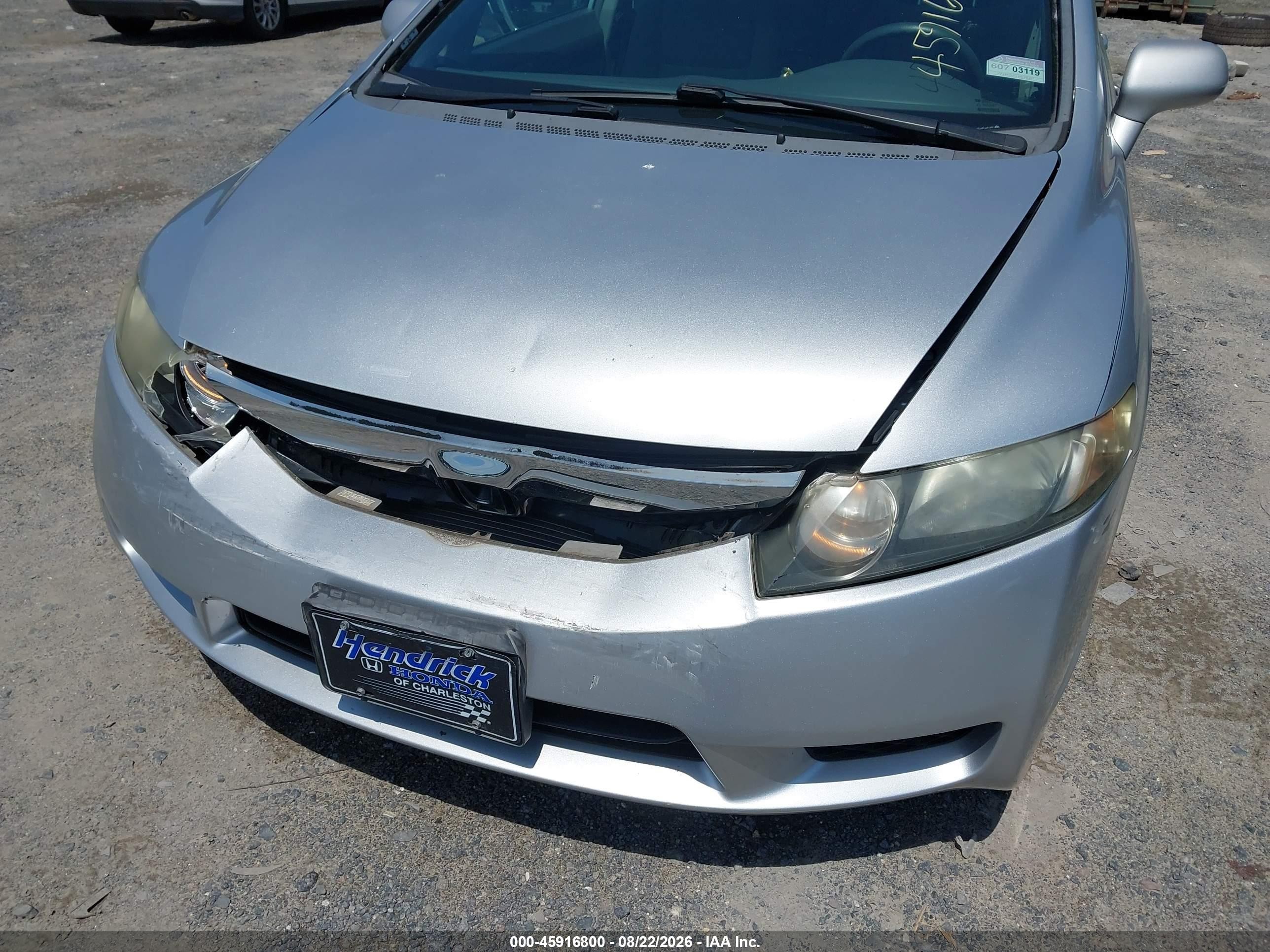 2009 Honda Civic Lx Silver vin: 2HGFA16529H359697