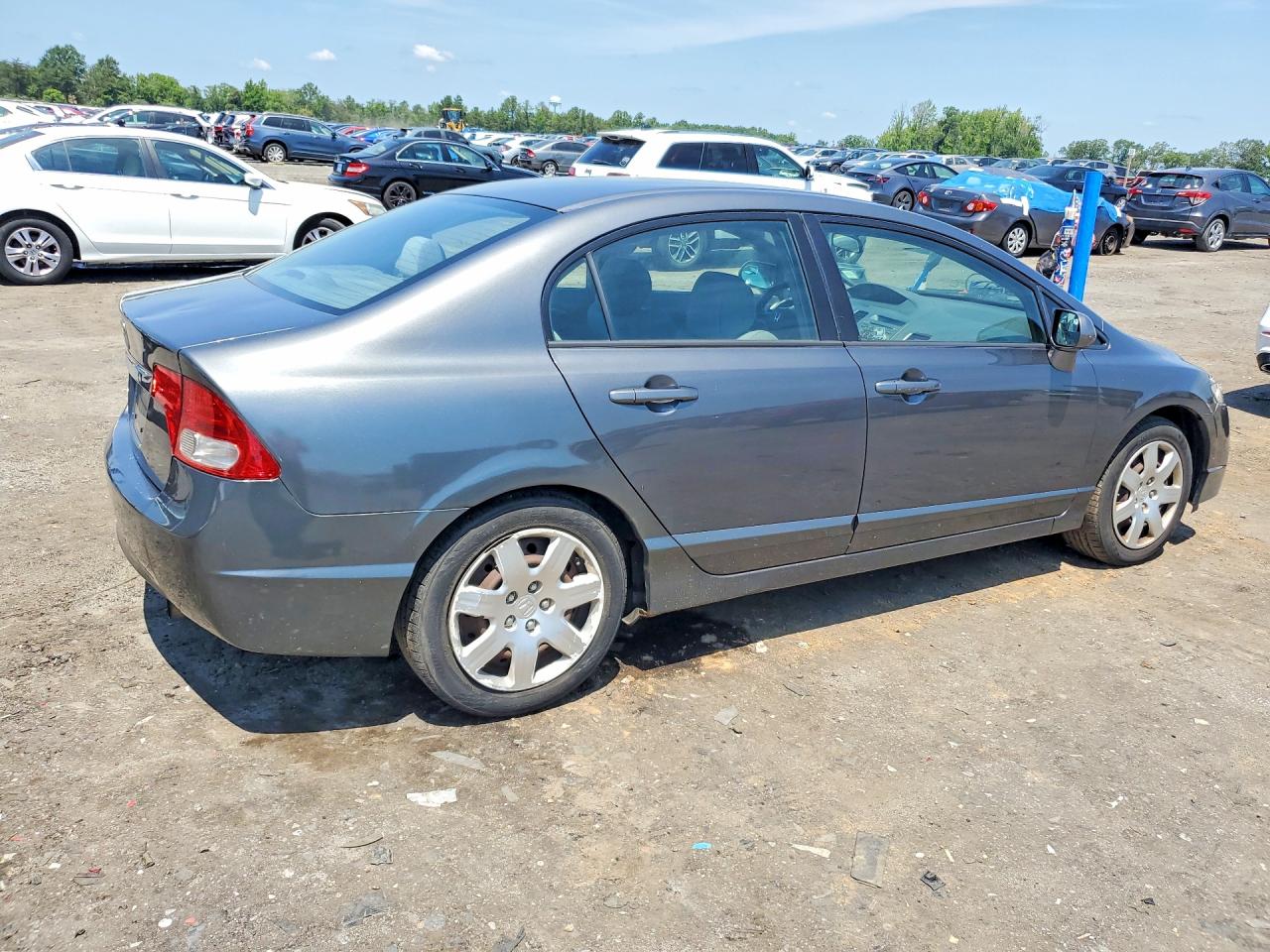 2009 Honda Civic Lx Gray vin: 2HGFA16529H366312