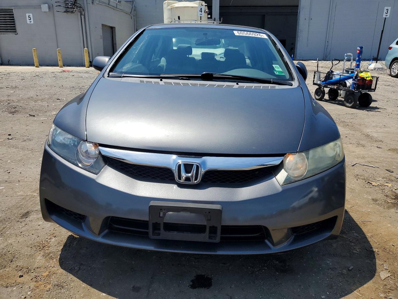 2009 Honda Civic Lx Gray vin: 2HGFA16529H366312