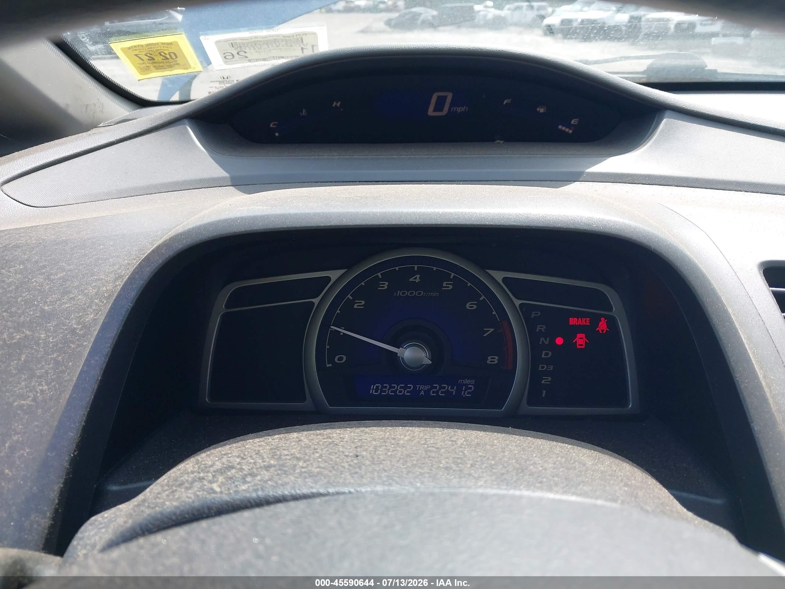 2009 Honda Civic Lx Синий vin: 2HGFA16529H367802