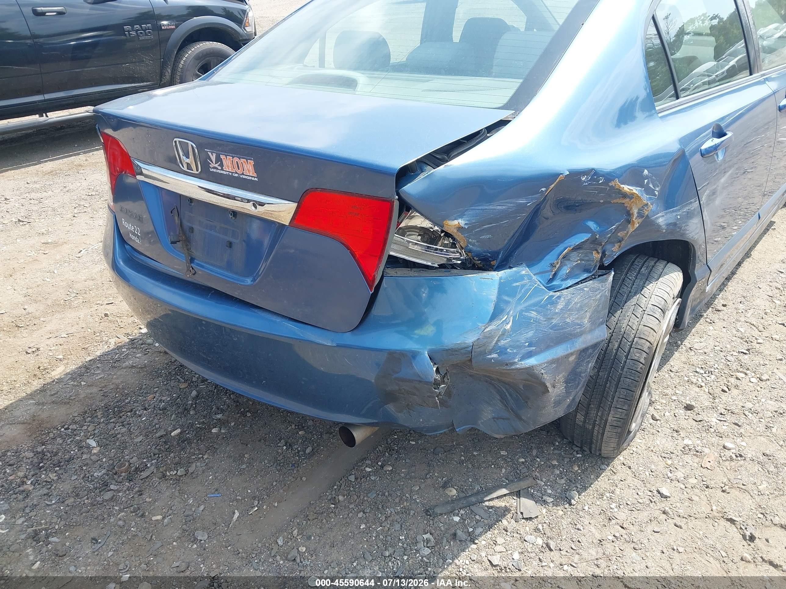 2009 Honda Civic Lx Синий vin: 2HGFA16529H367802