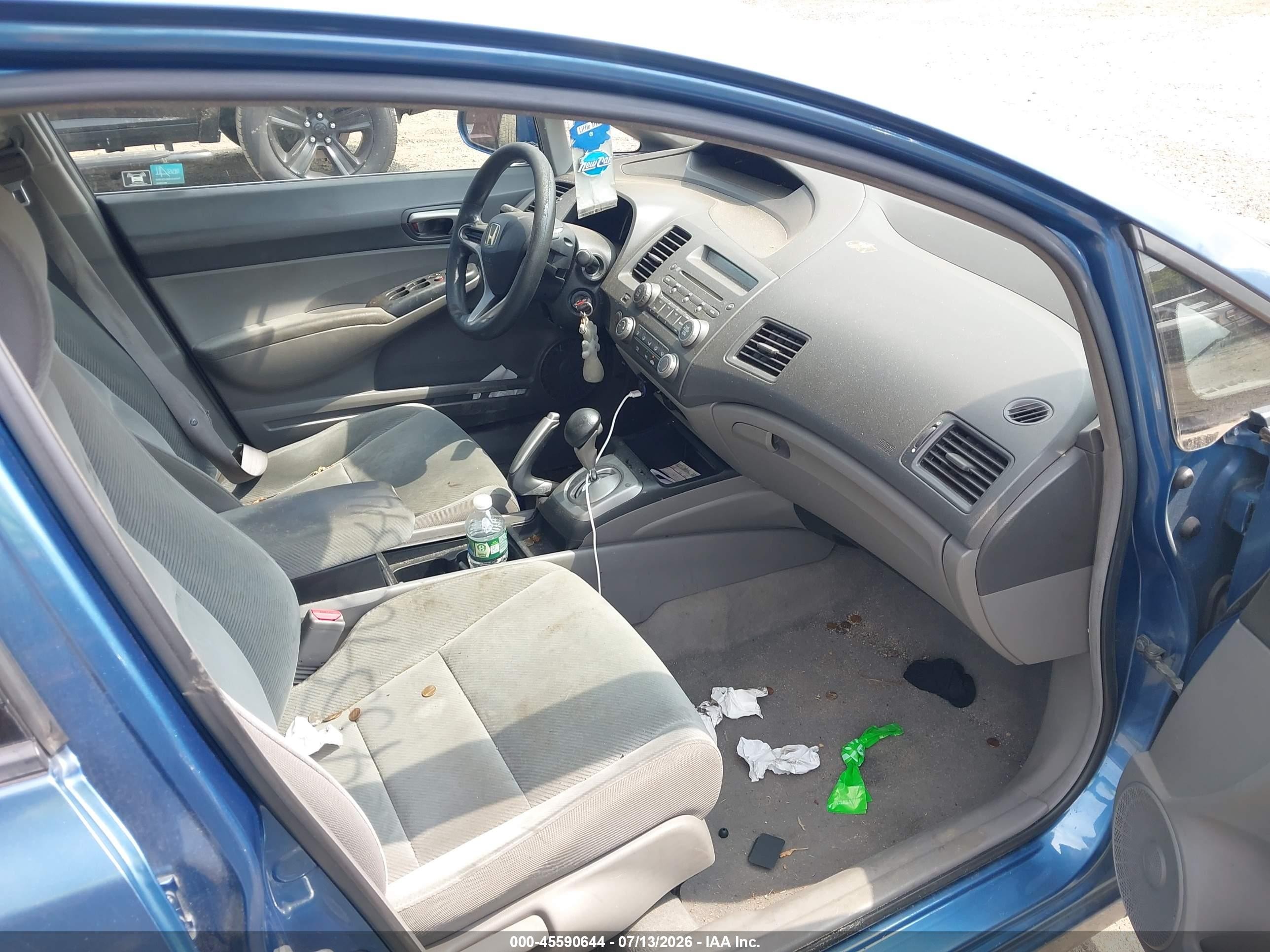 2009 Honda Civic Lx Синий vin: 2HGFA16529H367802