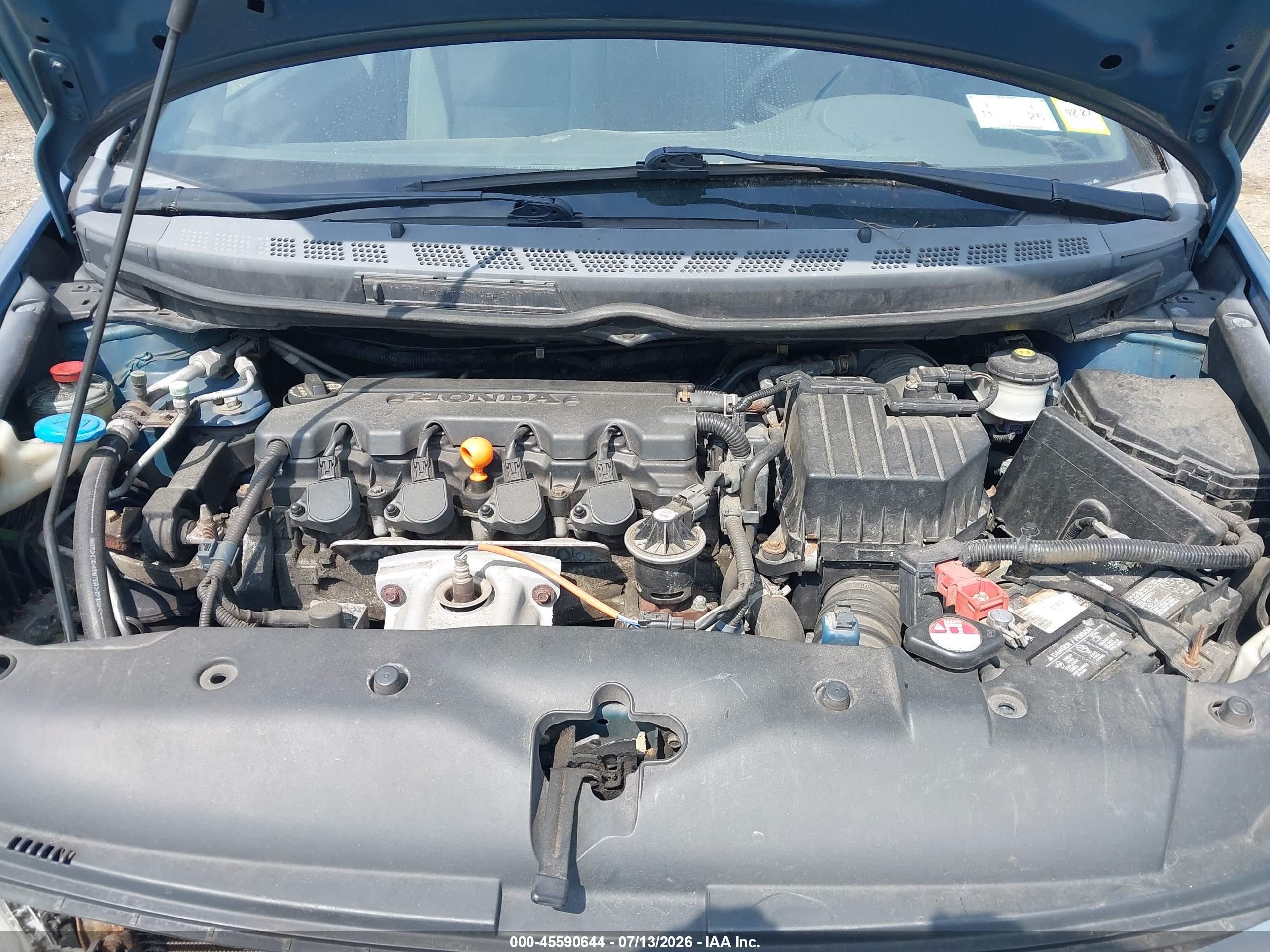 2009 Honda Civic Lx Синий vin: 2HGFA16529H367802