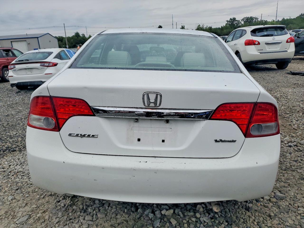 2009 Honda Civic Lx Белый vin: 2HGFA16529H368237
