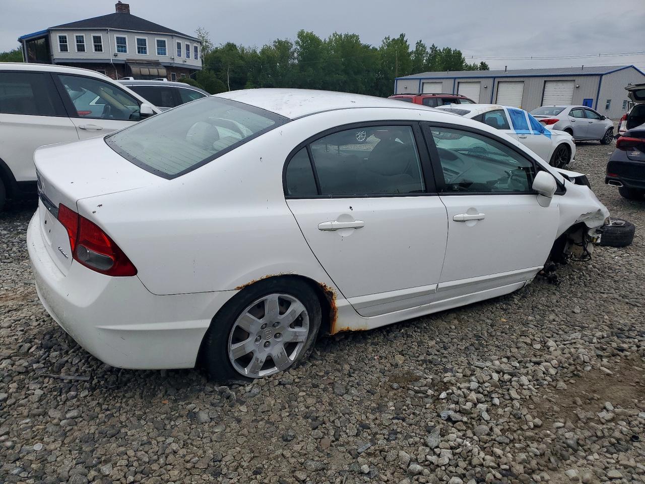 2009 Honda Civic Lx Белый vin: 2HGFA16529H368237