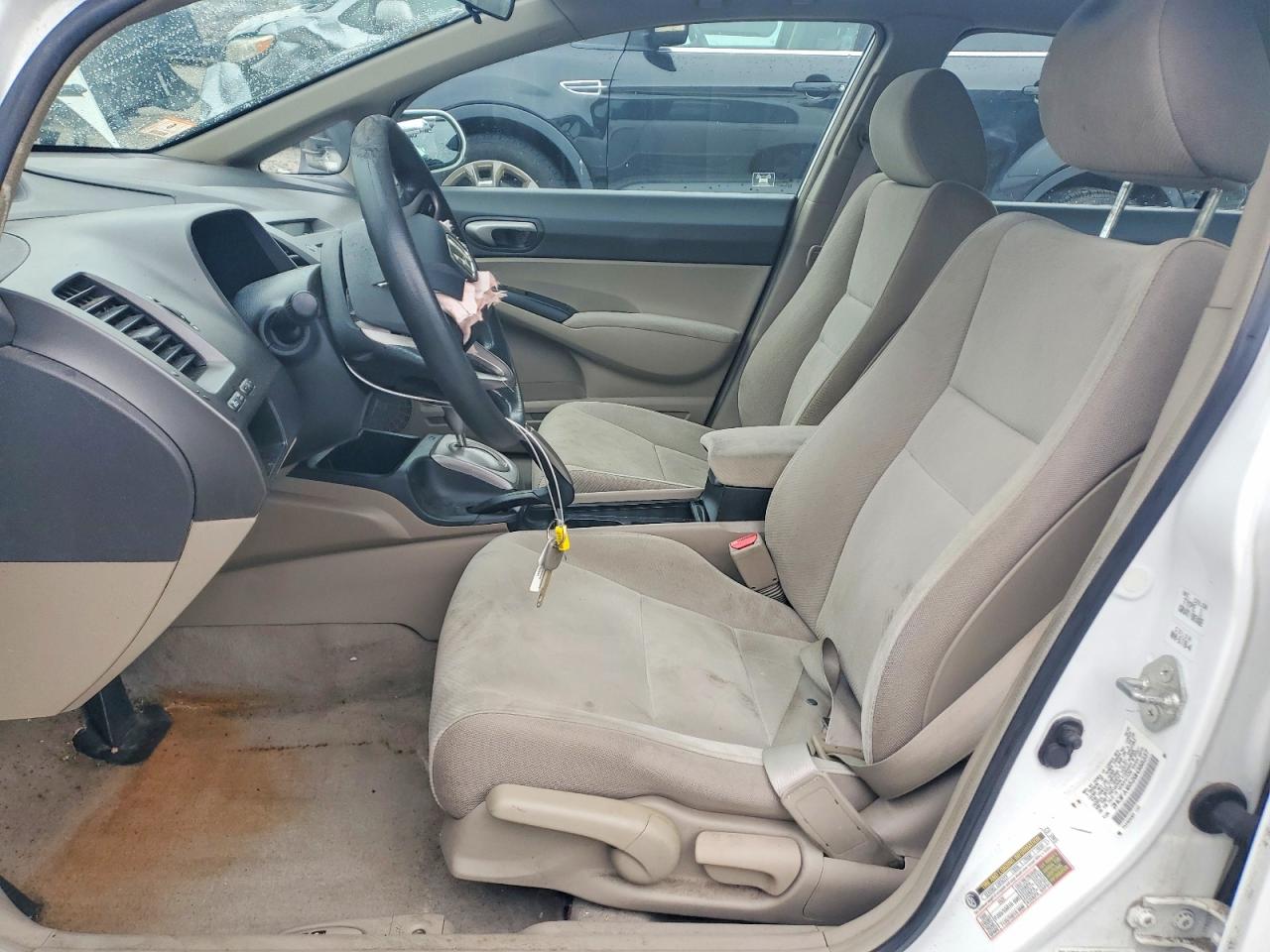 2009 Honda Civic Lx Белый vin: 2HGFA16529H368237