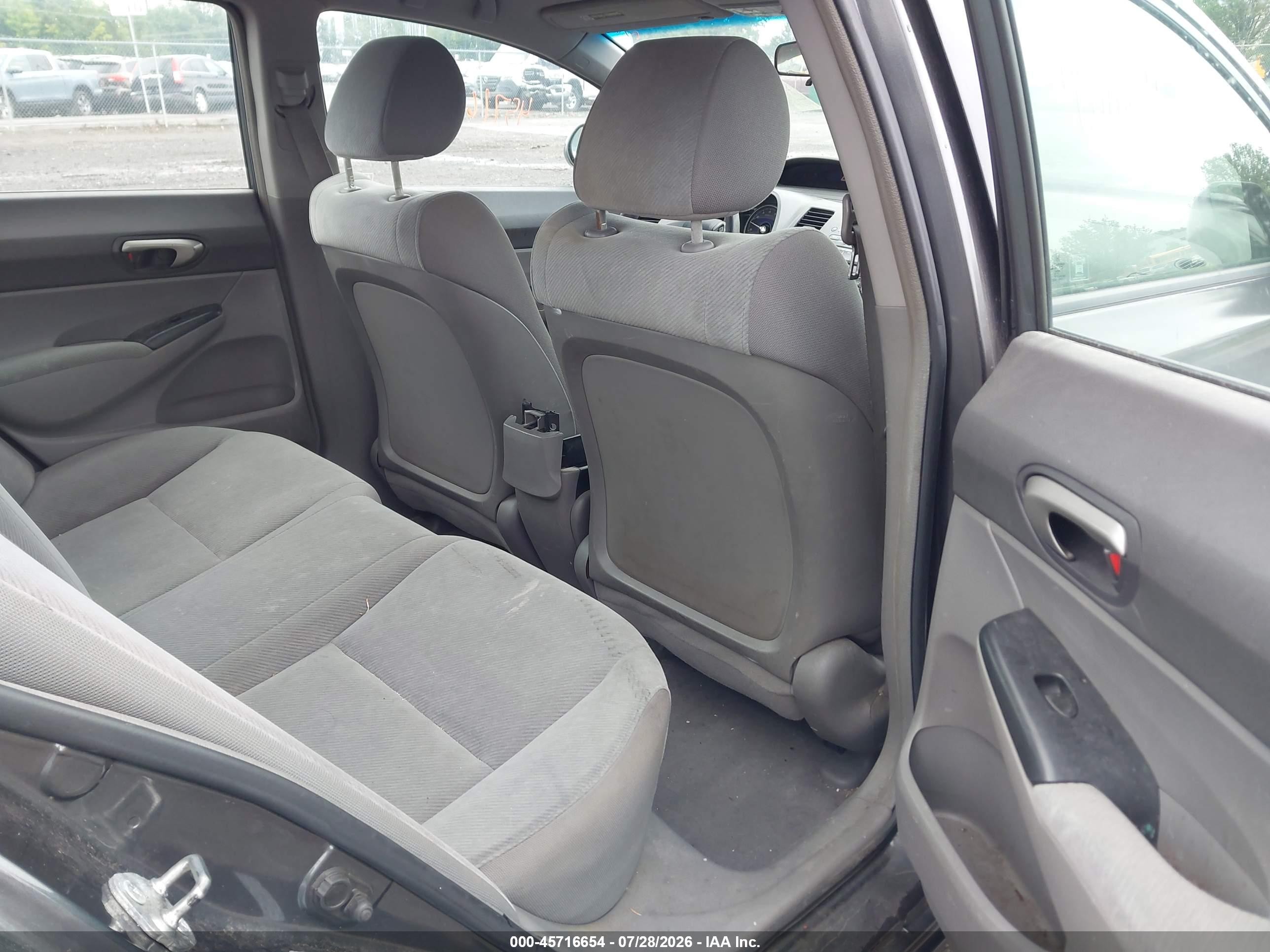 2009 Honda Civic Lx Gray vin: 2HGFA16529H523109