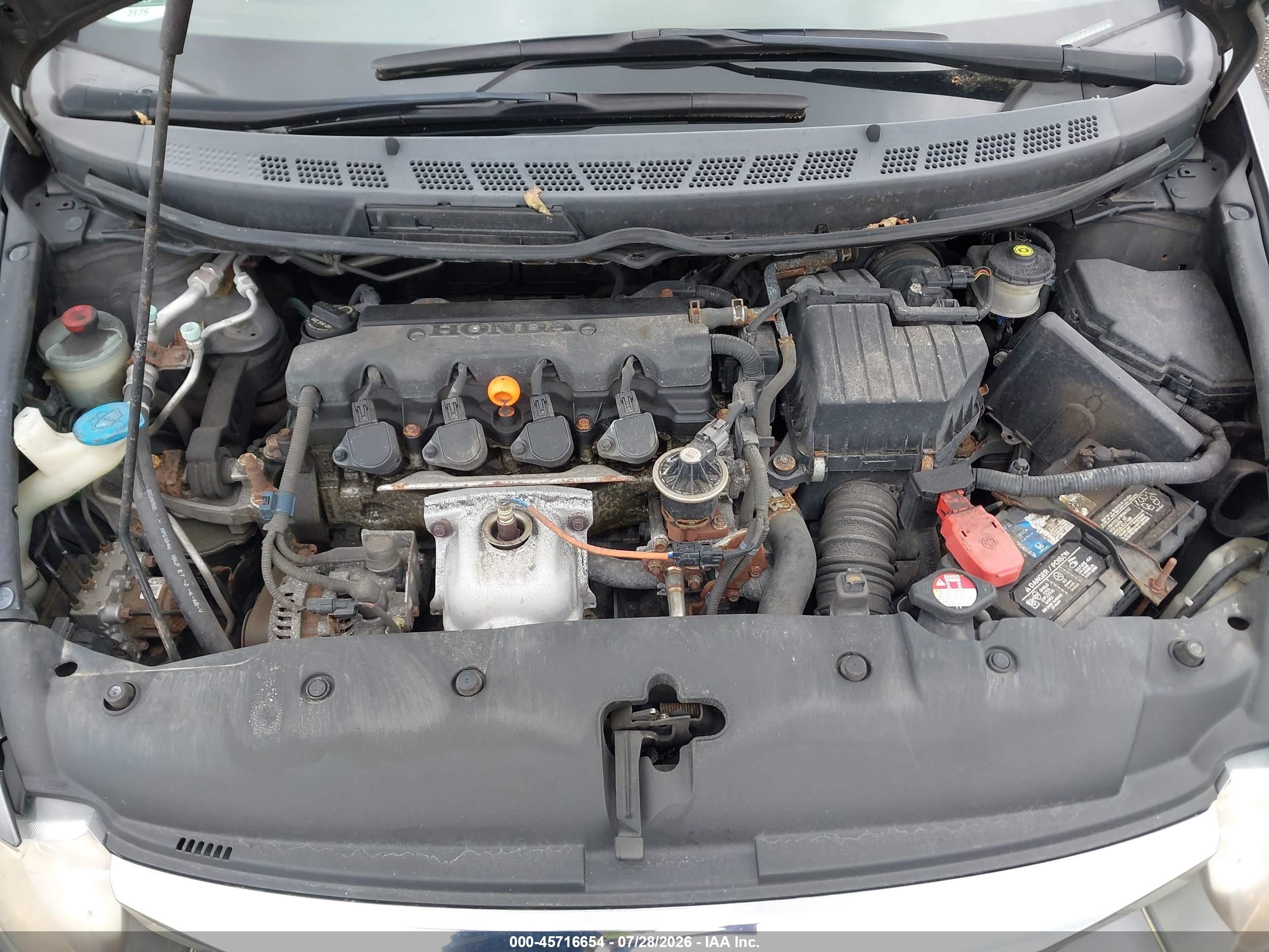 2009 Honda Civic Lx Gray vin: 2HGFA16529H523109