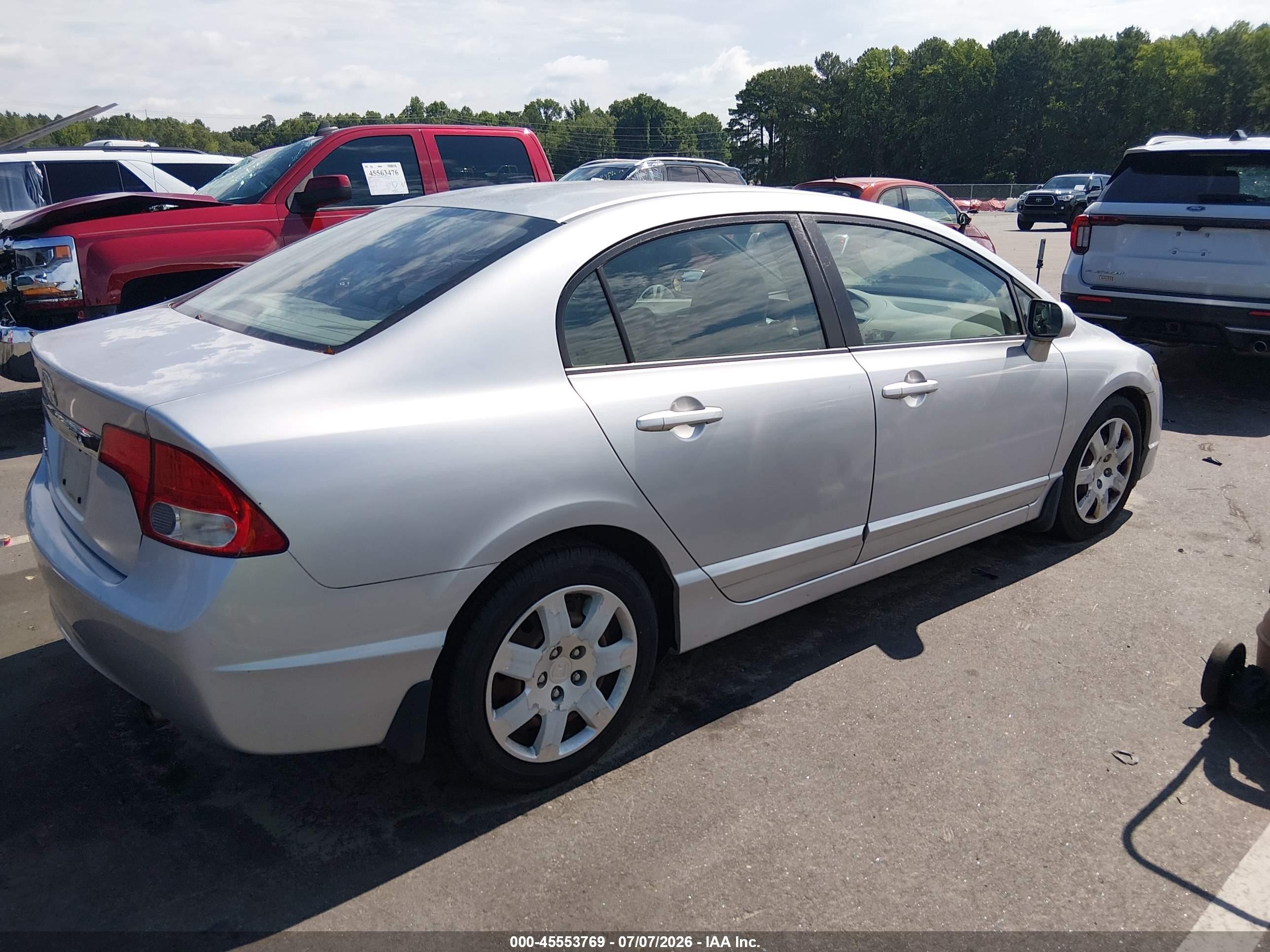 2009 Honda Civic Lx Серебряный vin: 2HGFA16529H530299