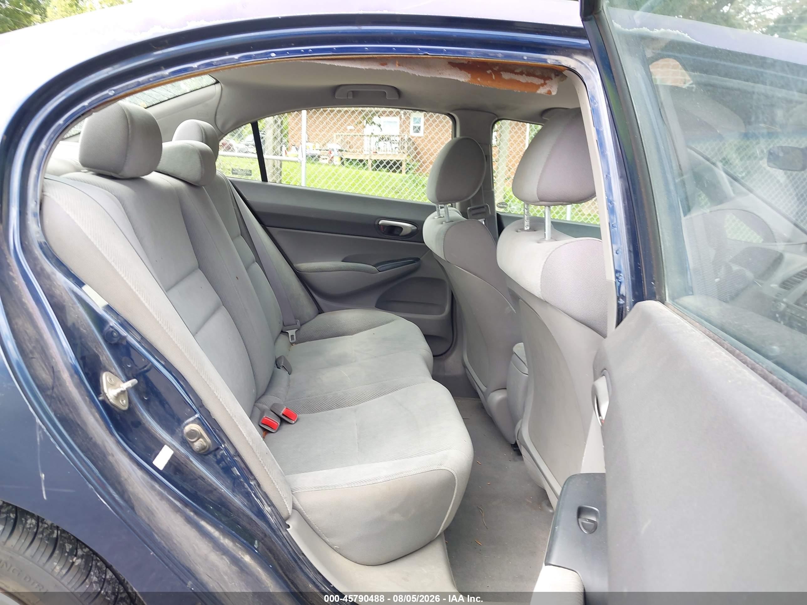 2009 Honda Civic Lx Blue vin: 2HGFA16529H534904