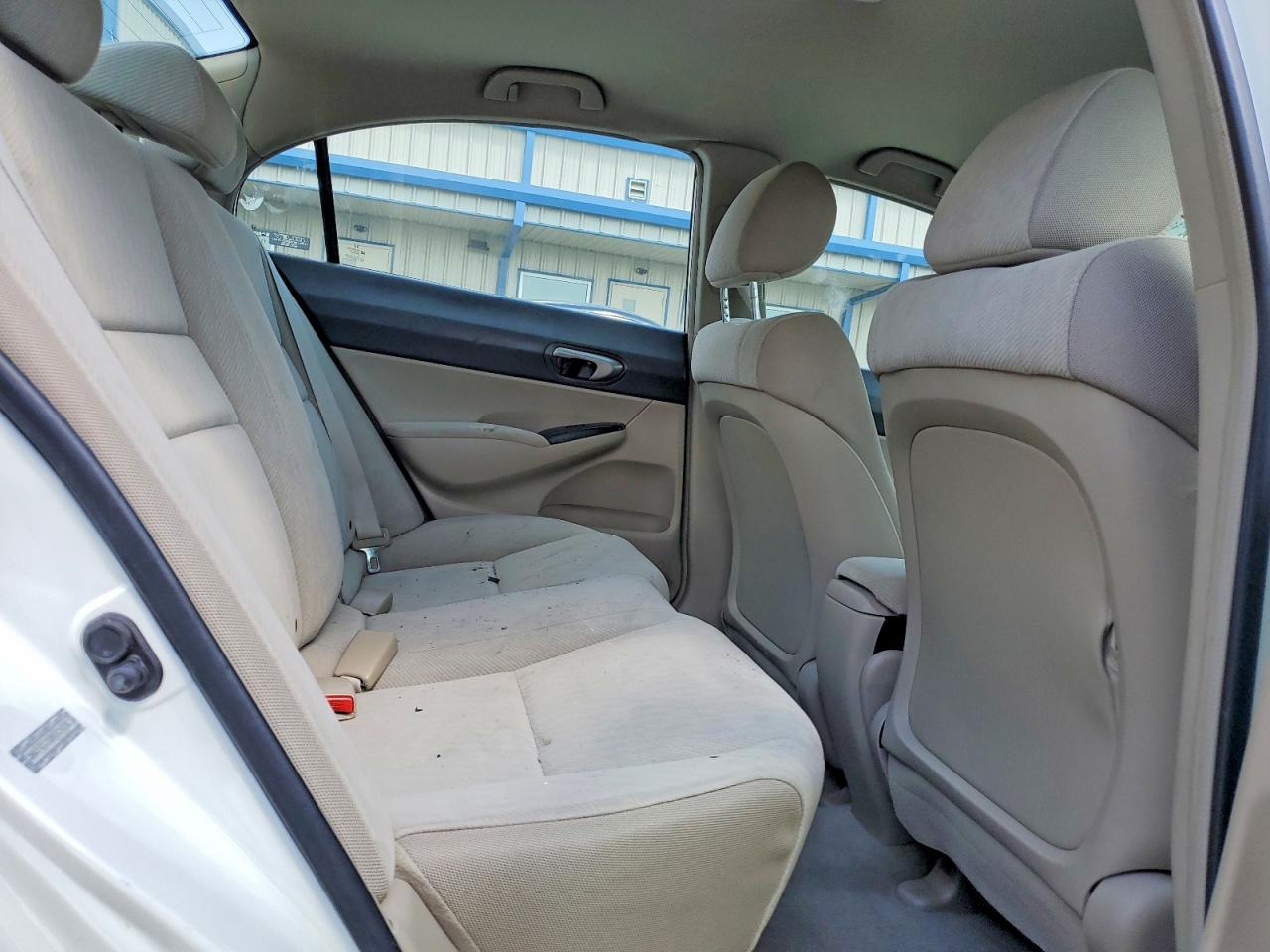 2009 Honda Civic Lx White vin: 2HGFA16529H539875