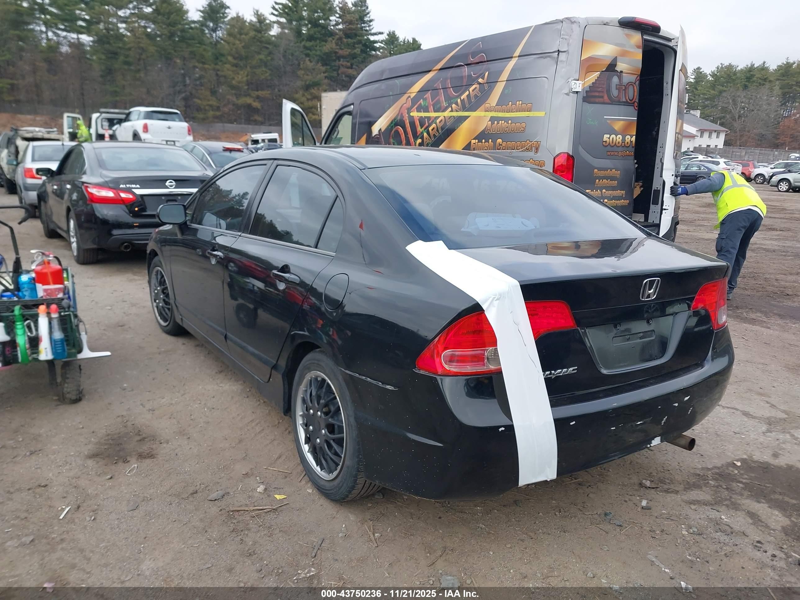 2006 Honda Civic Lx Black vin: 2HGFA16536H502183