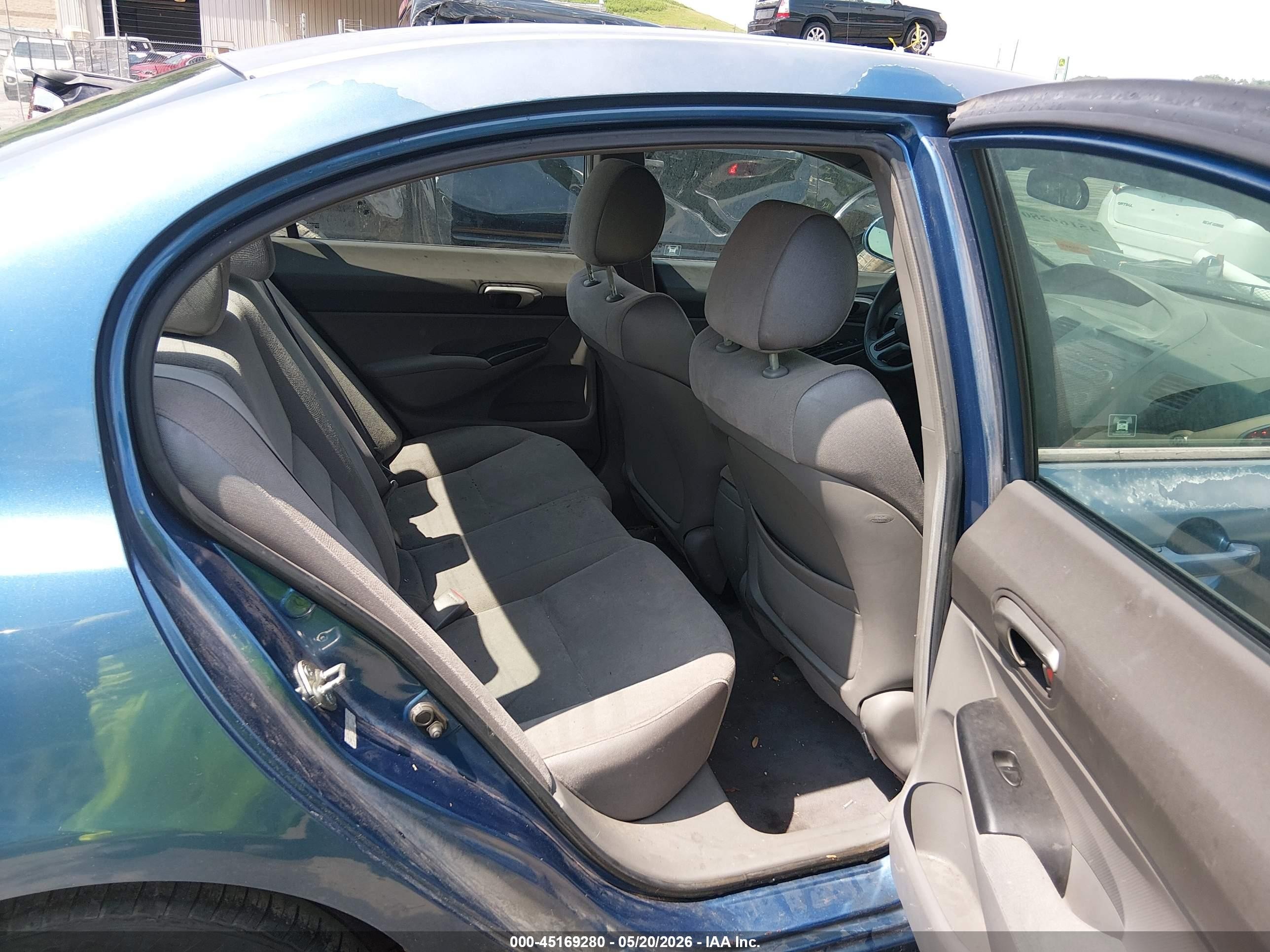 2006 Honda Civic Lx Blue vin: 2HGFA16536H506167