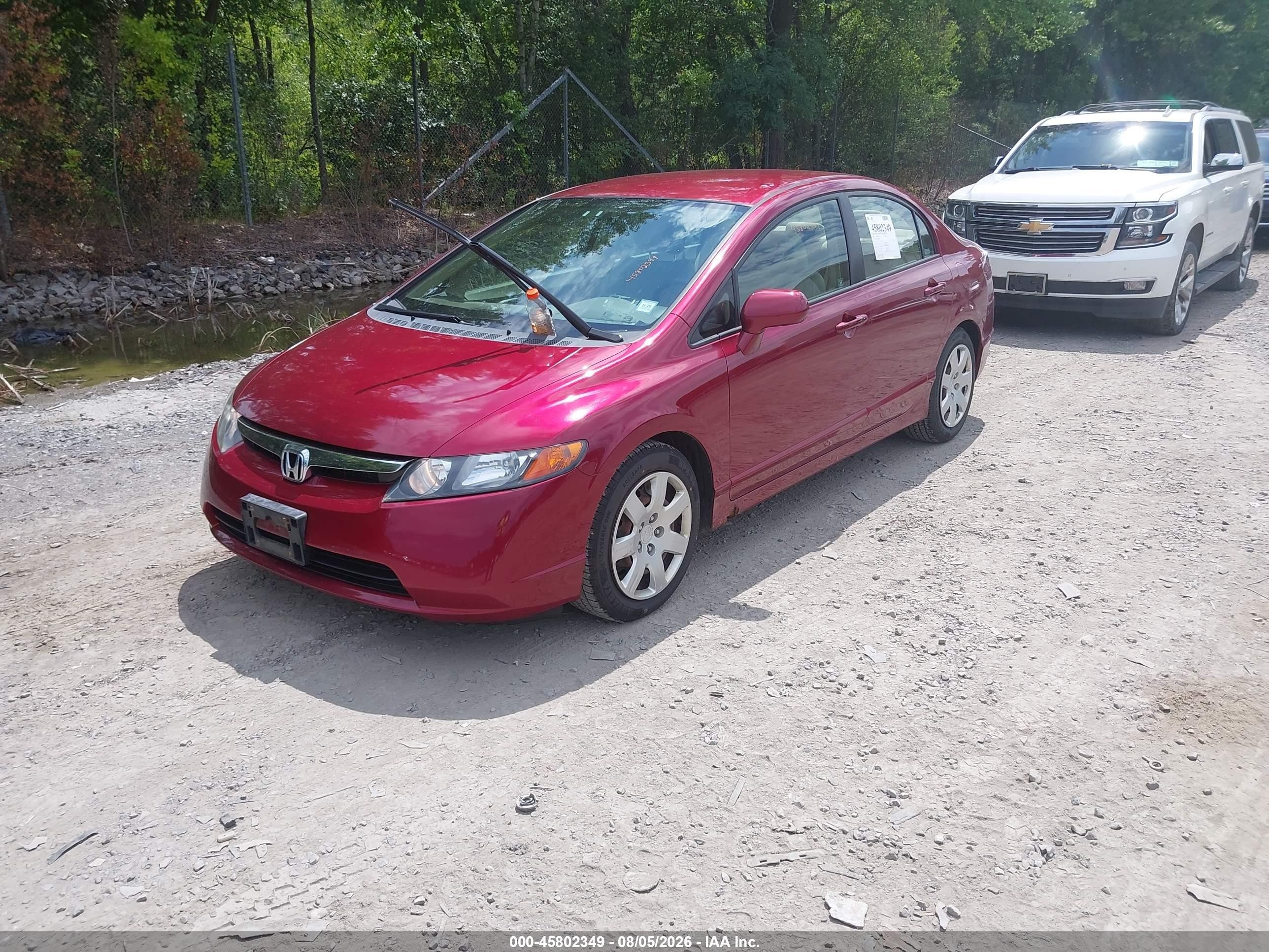 2006 Honda Civic Lx Burgundy vin: 2HGFA16536H516388