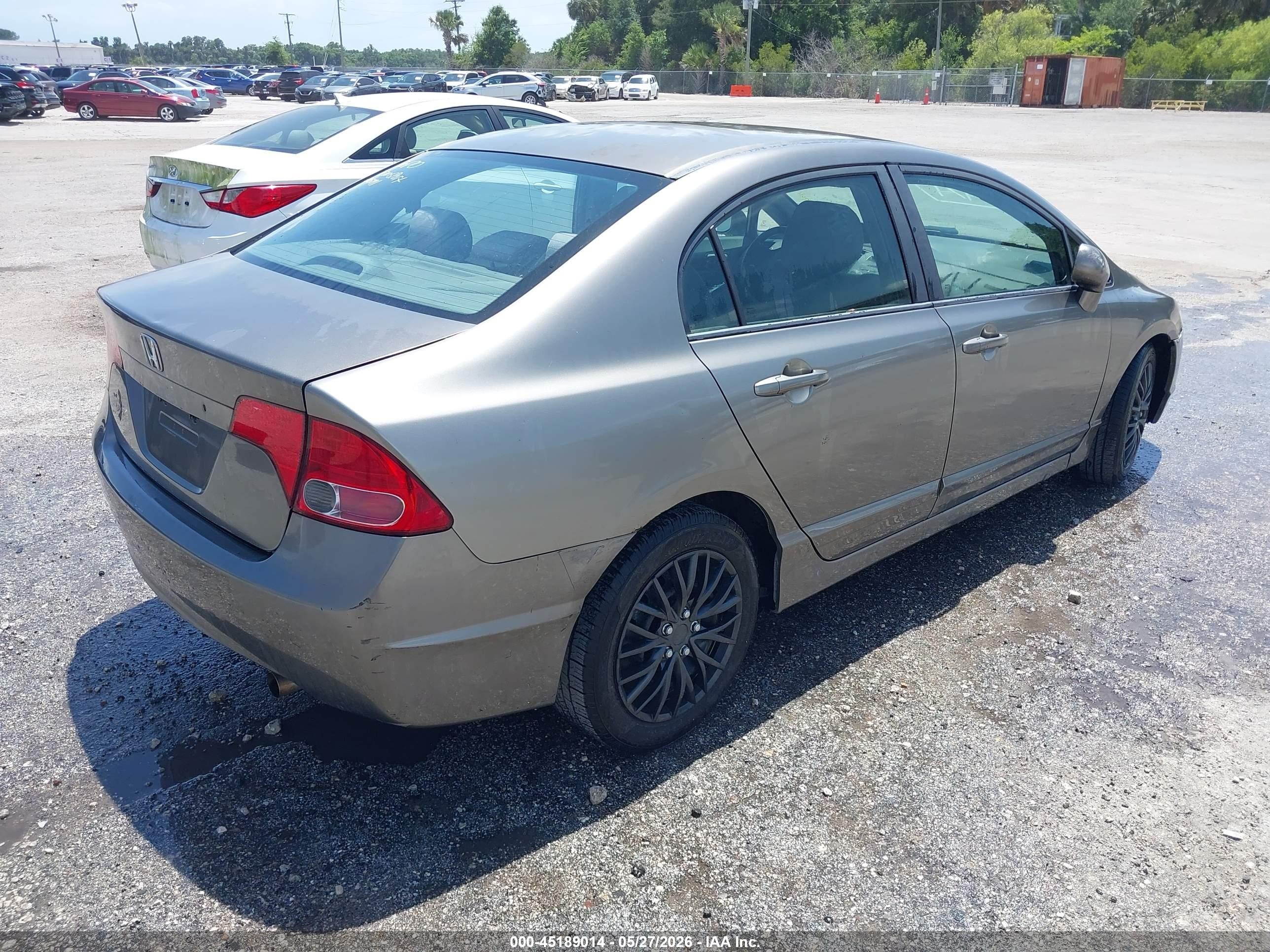 2007 Honda Civic Lx Серый vin: 2HGFA16537H305841