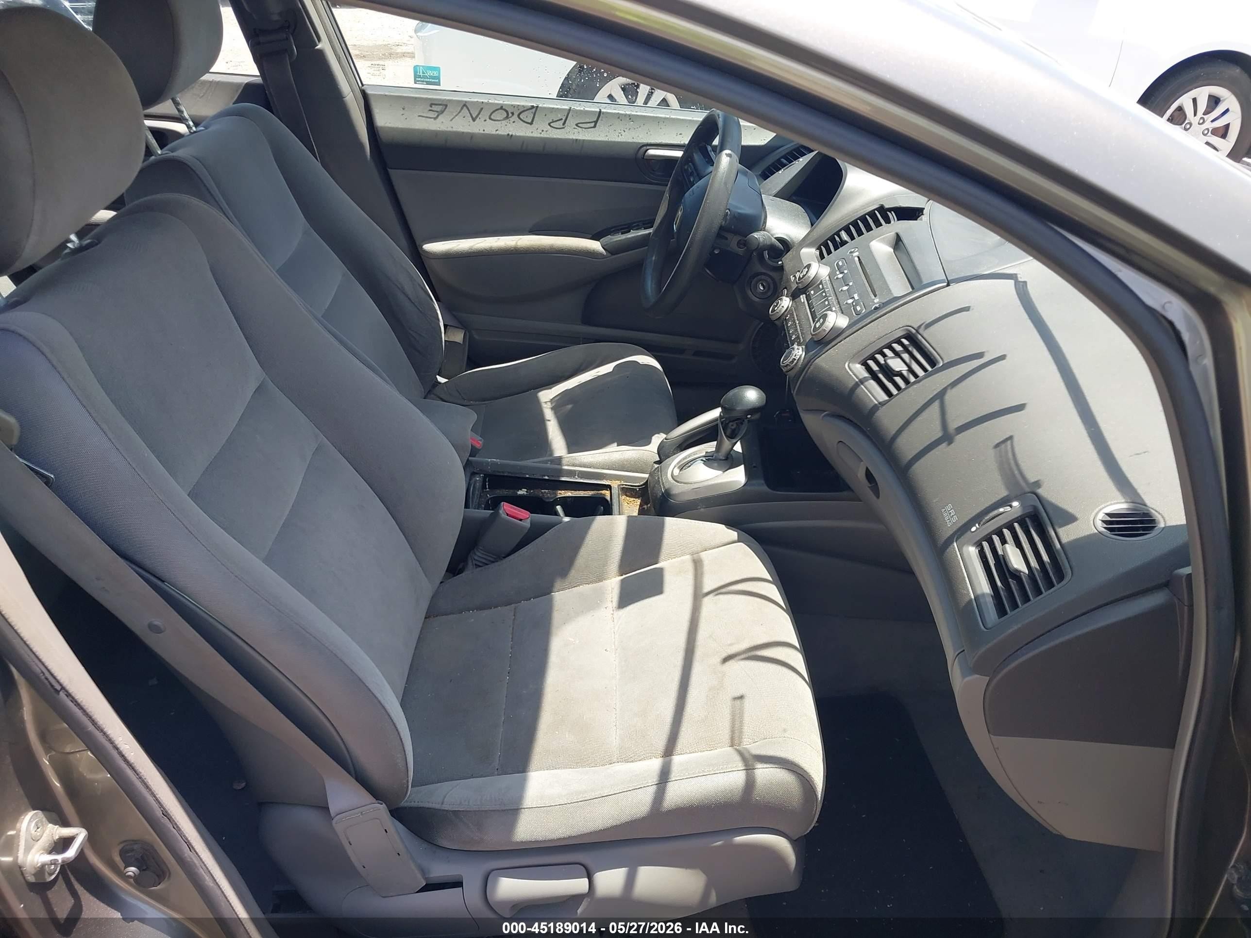 2007 Honda Civic Lx Серый vin: 2HGFA16537H305841
