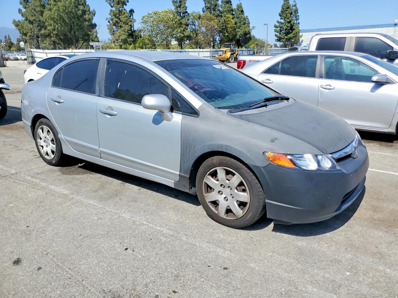 2007 Honda Civic Lx Silver vin: 2HGFA16537H310649