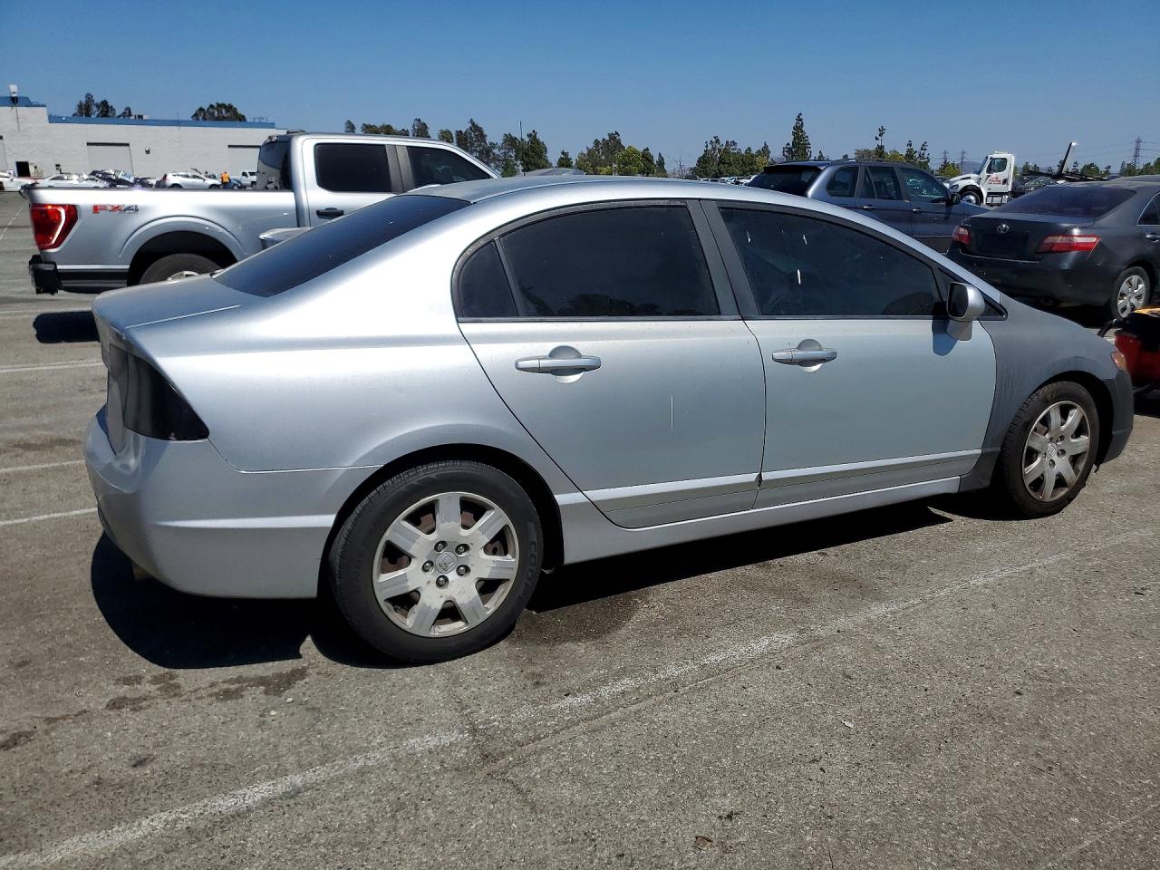 2007 Honda Civic Lx Silver vin: 2HGFA16537H310649
